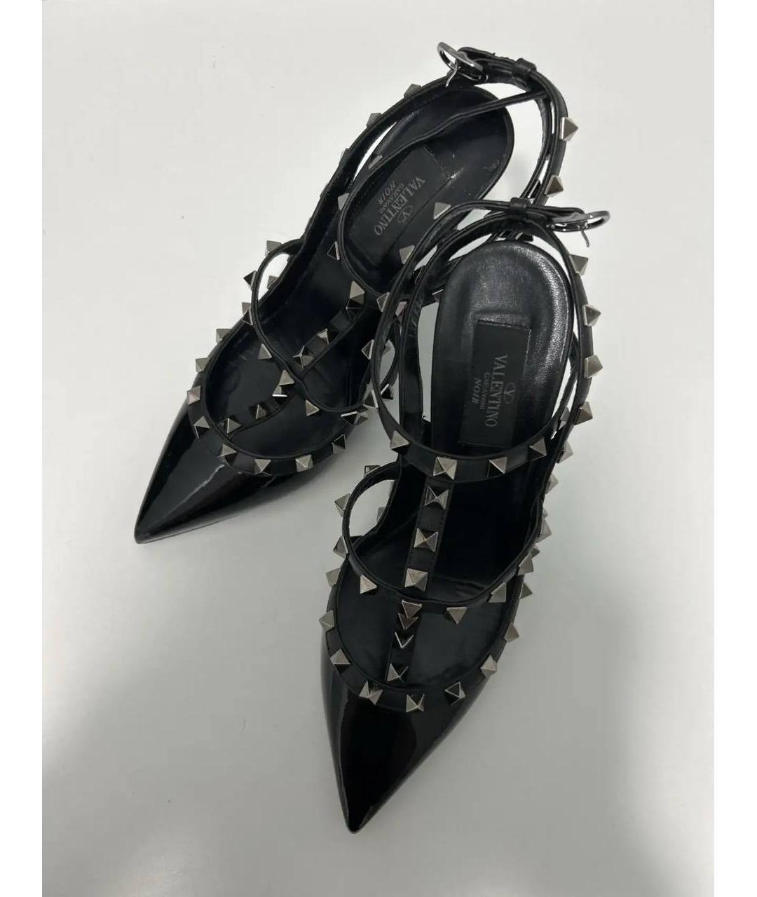 VALENTINO Черные туфли из лакированной кожи, фото 3