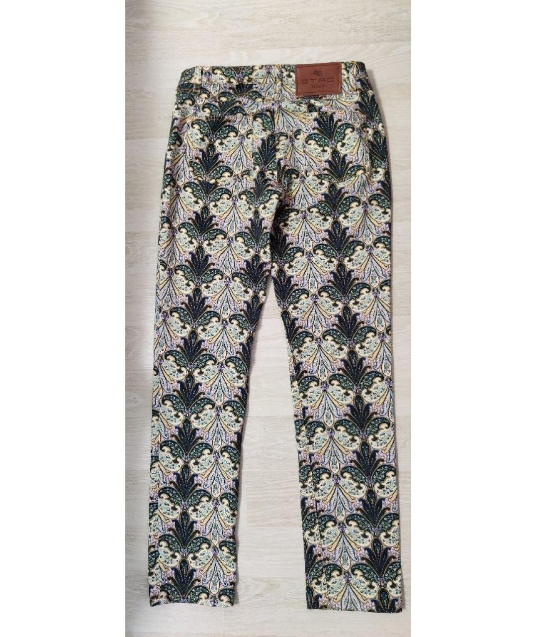 ETRO Мульти хлопко-эластановые джинсы слим, фото 2