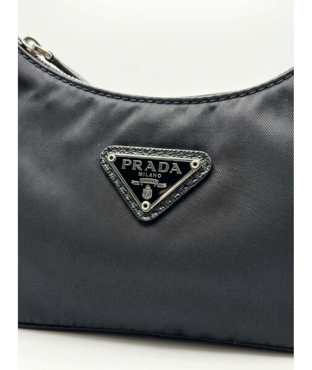 PRADA Черная нейлоновая сумка через плечо, фото 2