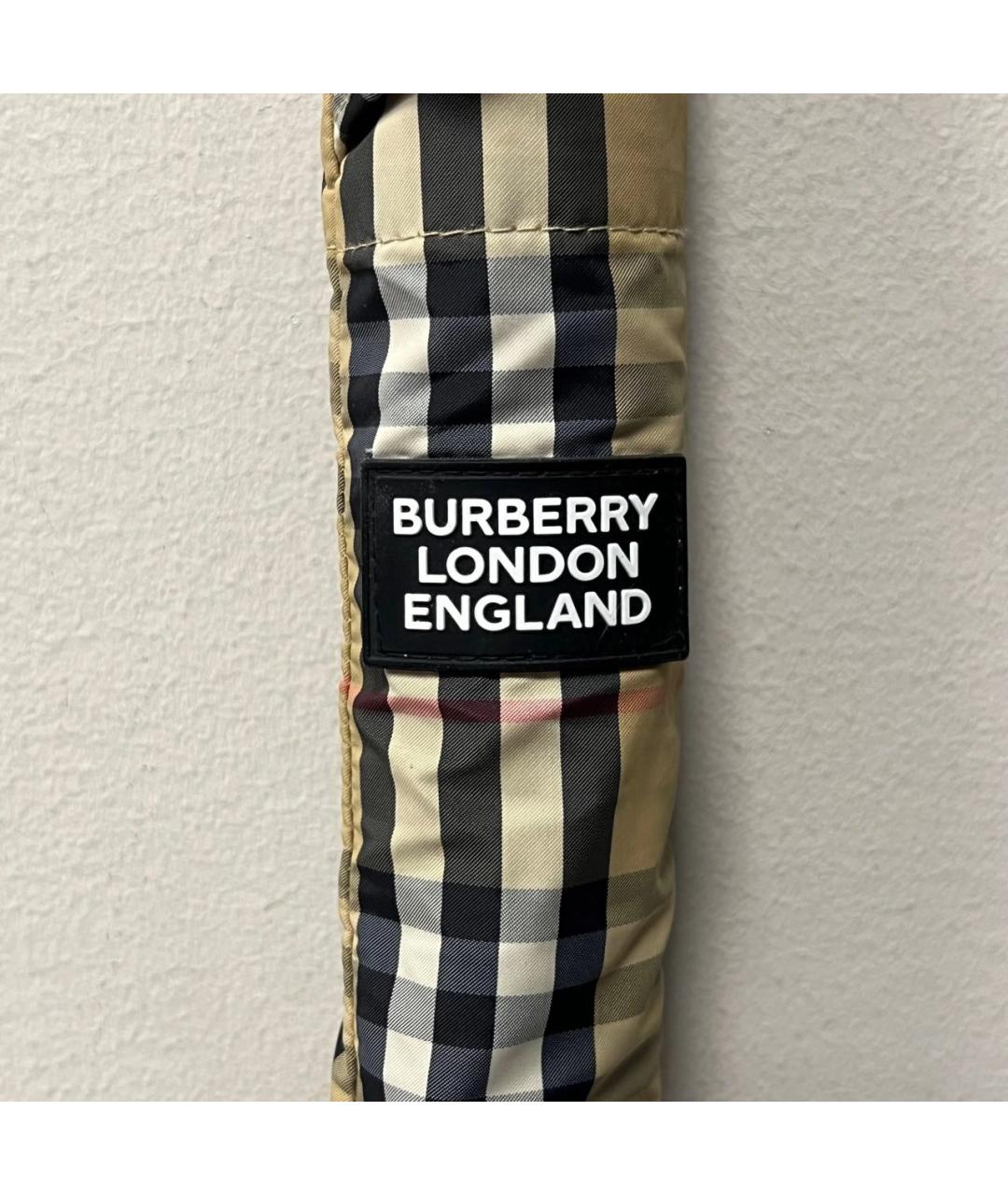 BURBERRY Бежевый зонт, фото 4