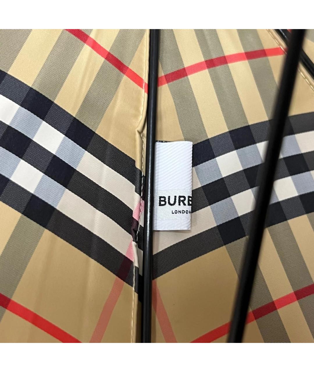 BURBERRY Бежевый зонт, фото 6