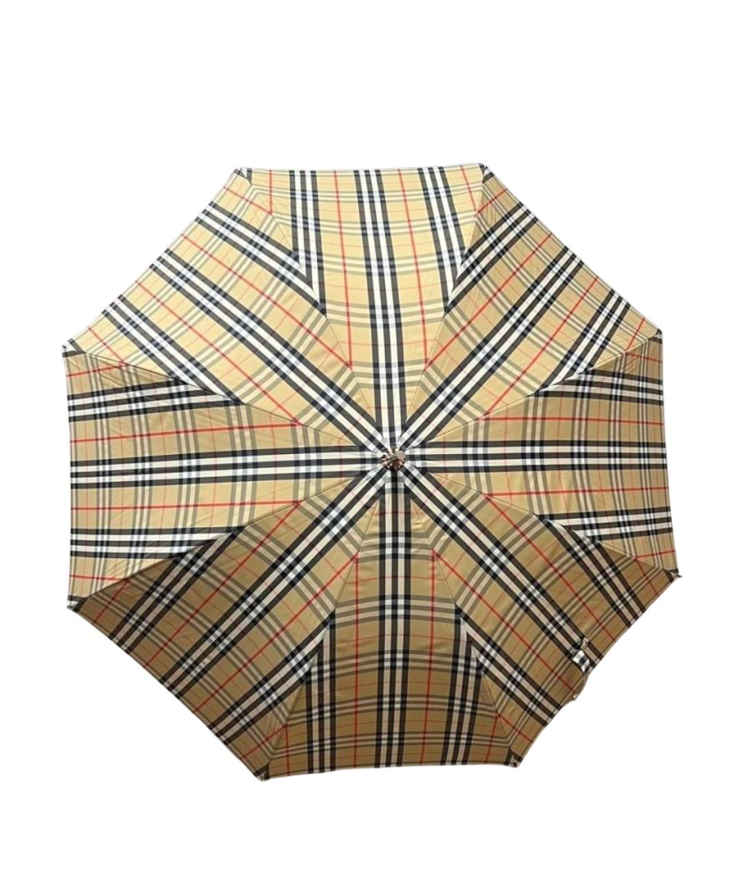 BURBERRY Бежевый зонт, фото 1