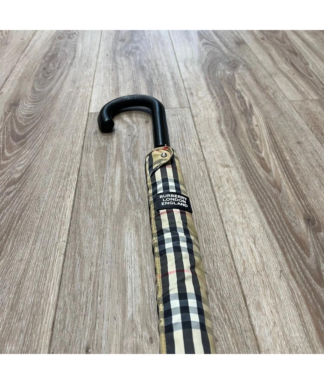 BURBERRY Бежевый зонт, фото 8