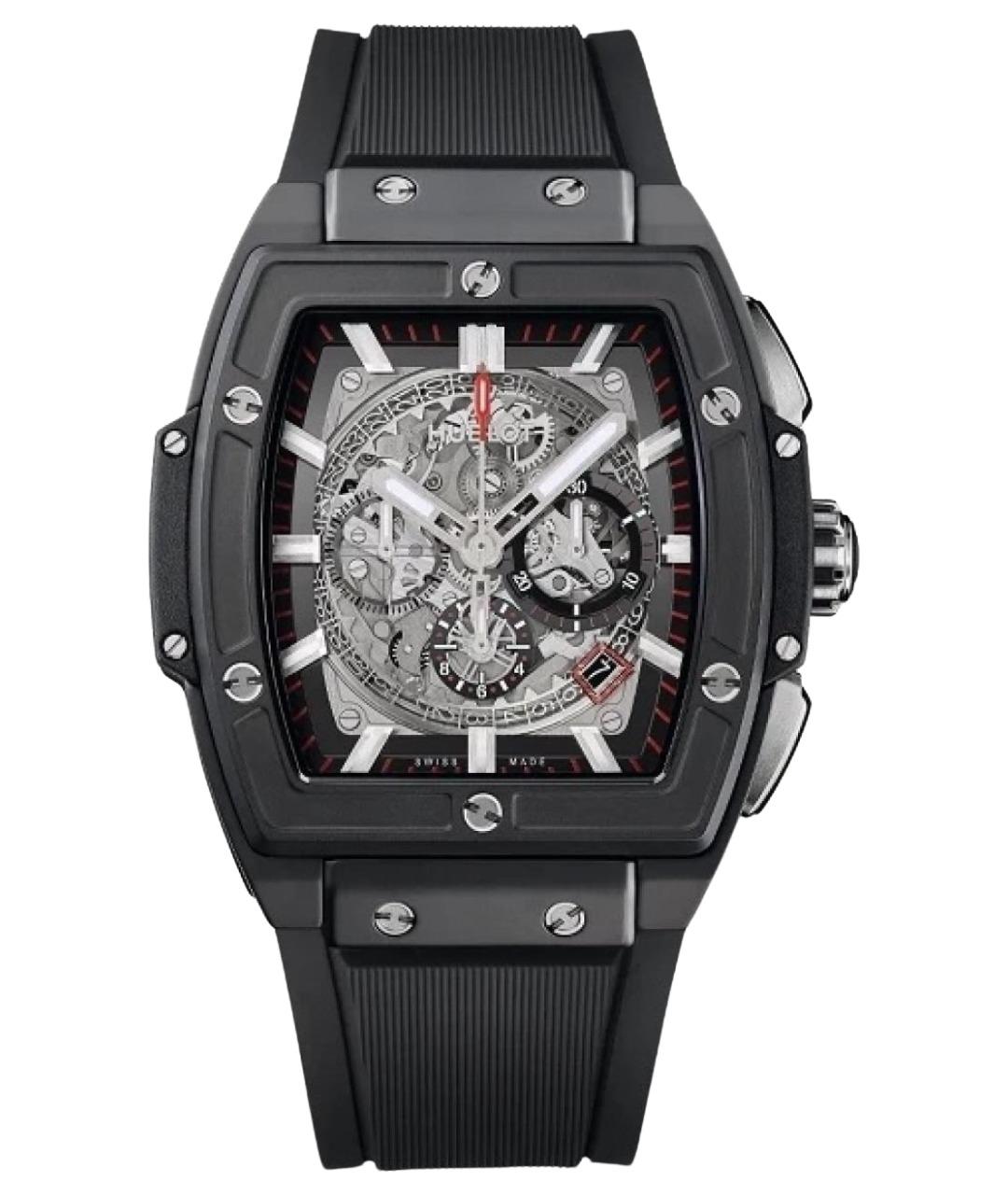 HUBLOT Черные керамические часы, фото 1
