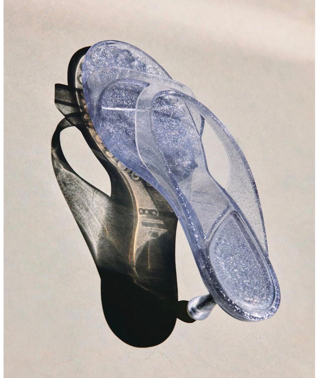 JIMMY CHOO Фиолетовые мюли, фото 8