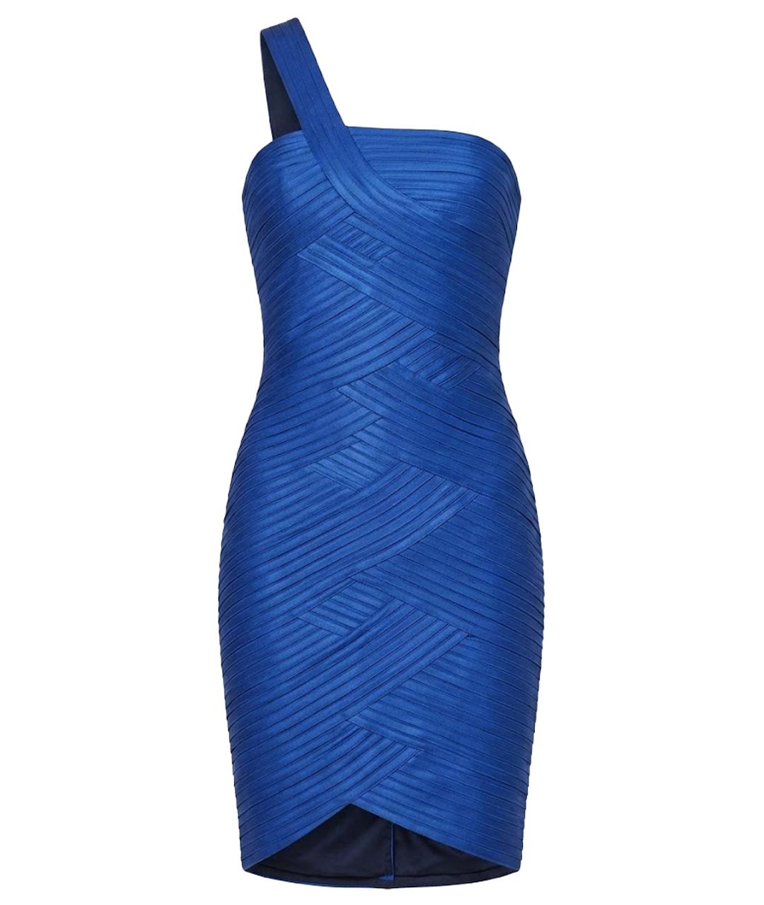 BCBG MAXAZRIA Синее полиэстеровое вечернее платье, фото 1
