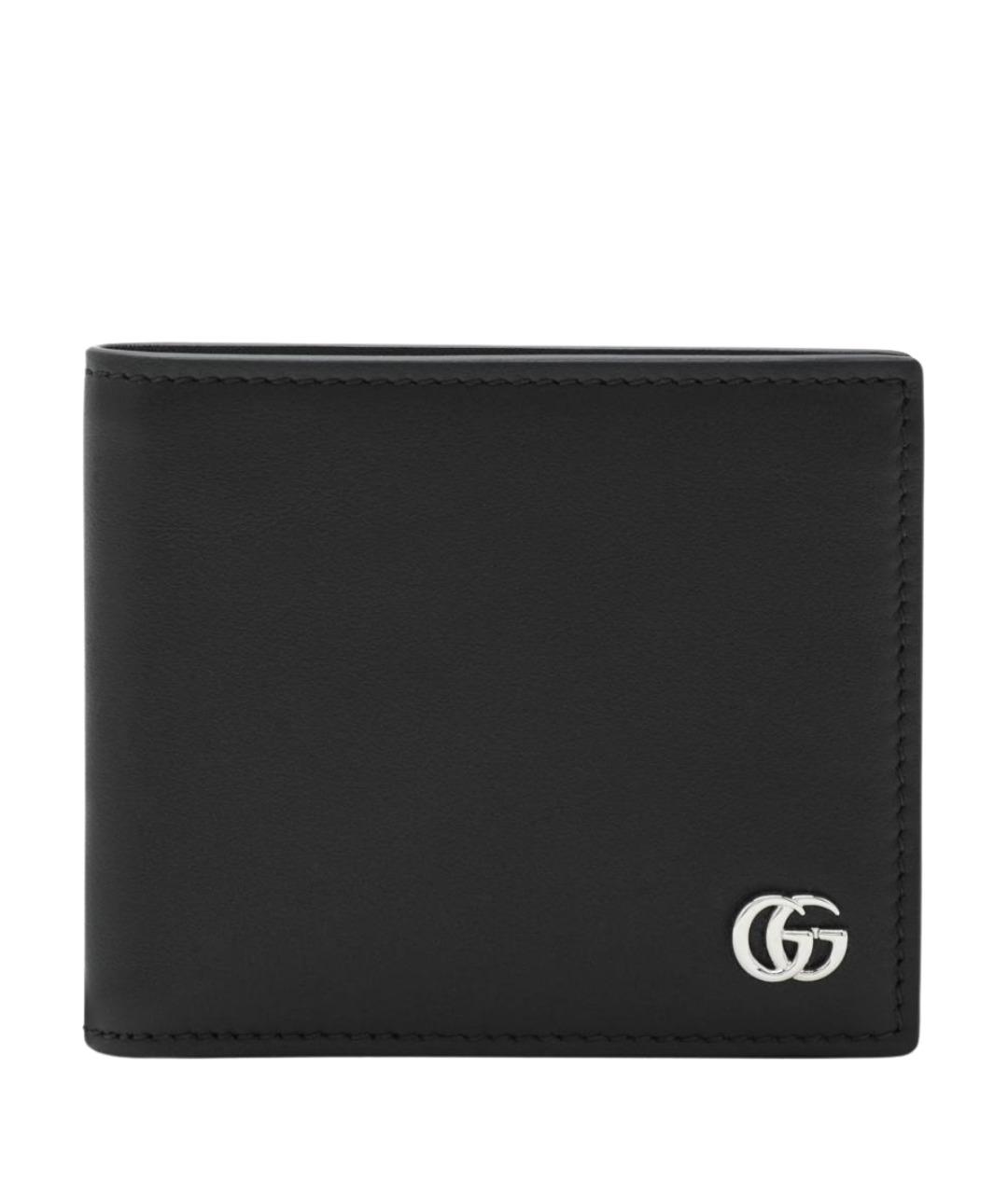 GUCCI Черный кожаный кошелек, фото 1
