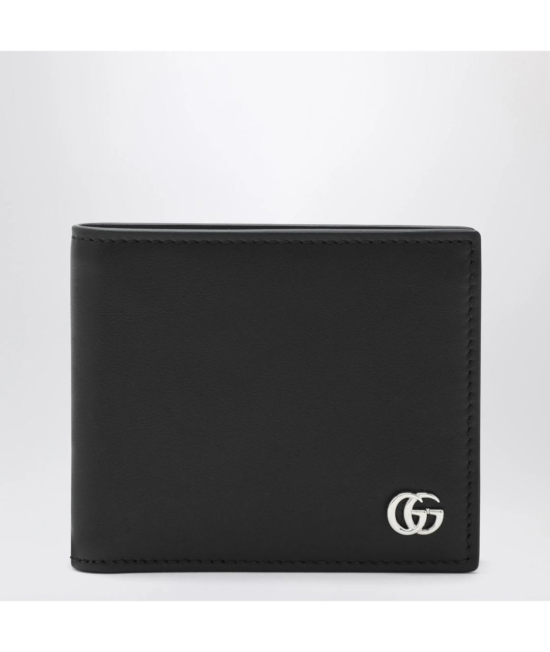GUCCI Черный кожаный кошелек, фото 3