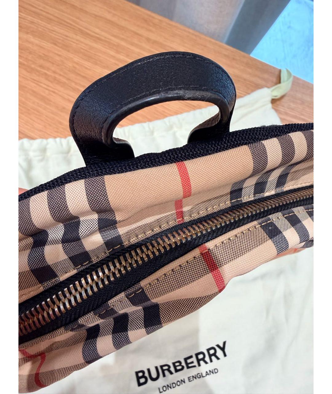 BURBERRY Бежевый рюкзак, фото 6