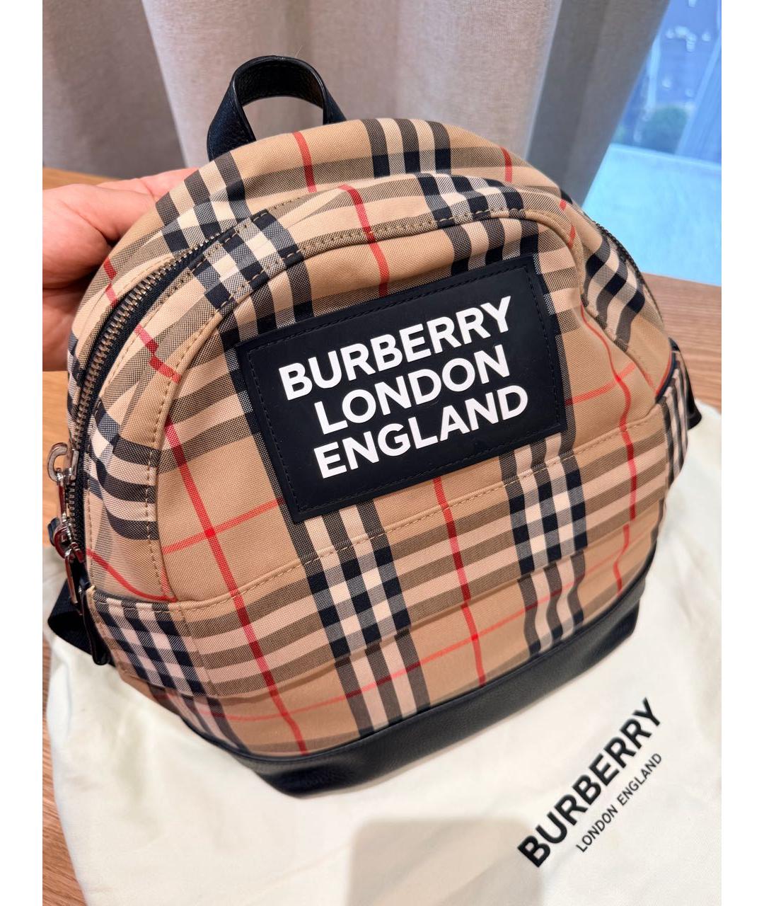 BURBERRY Бежевый рюкзак, фото 3