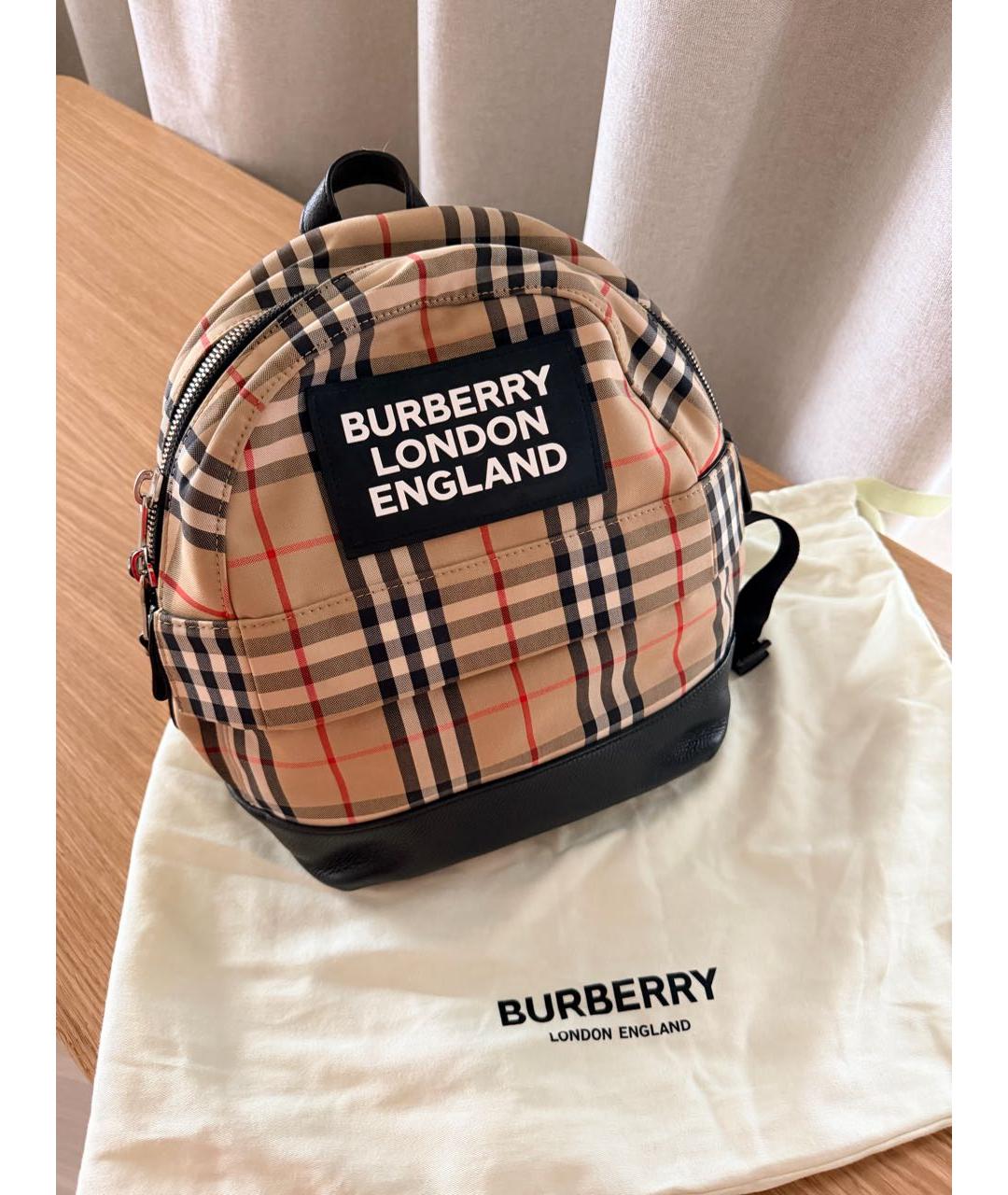 BURBERRY Бежевый рюкзак, фото 9