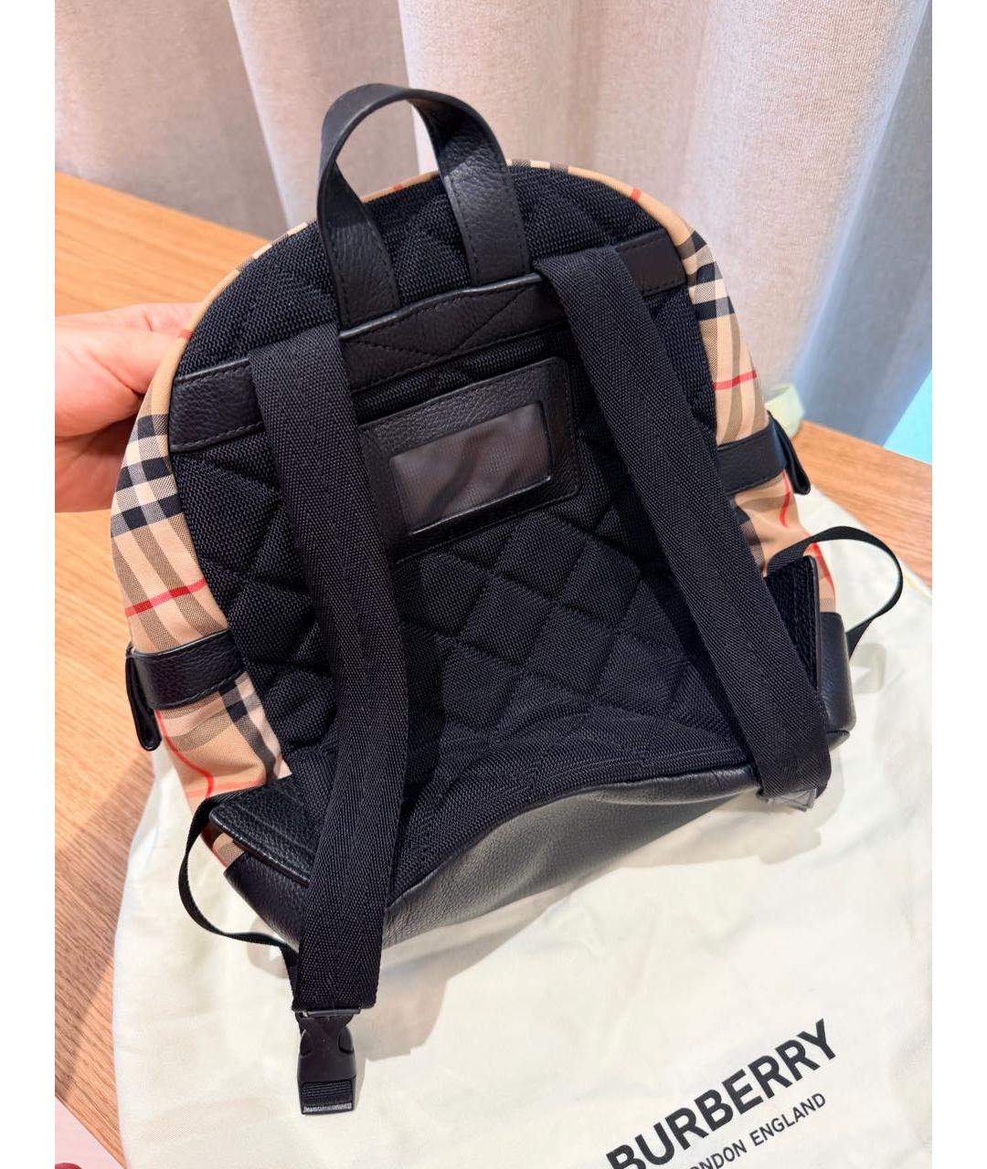 BURBERRY Бежевый рюкзак, фото 4