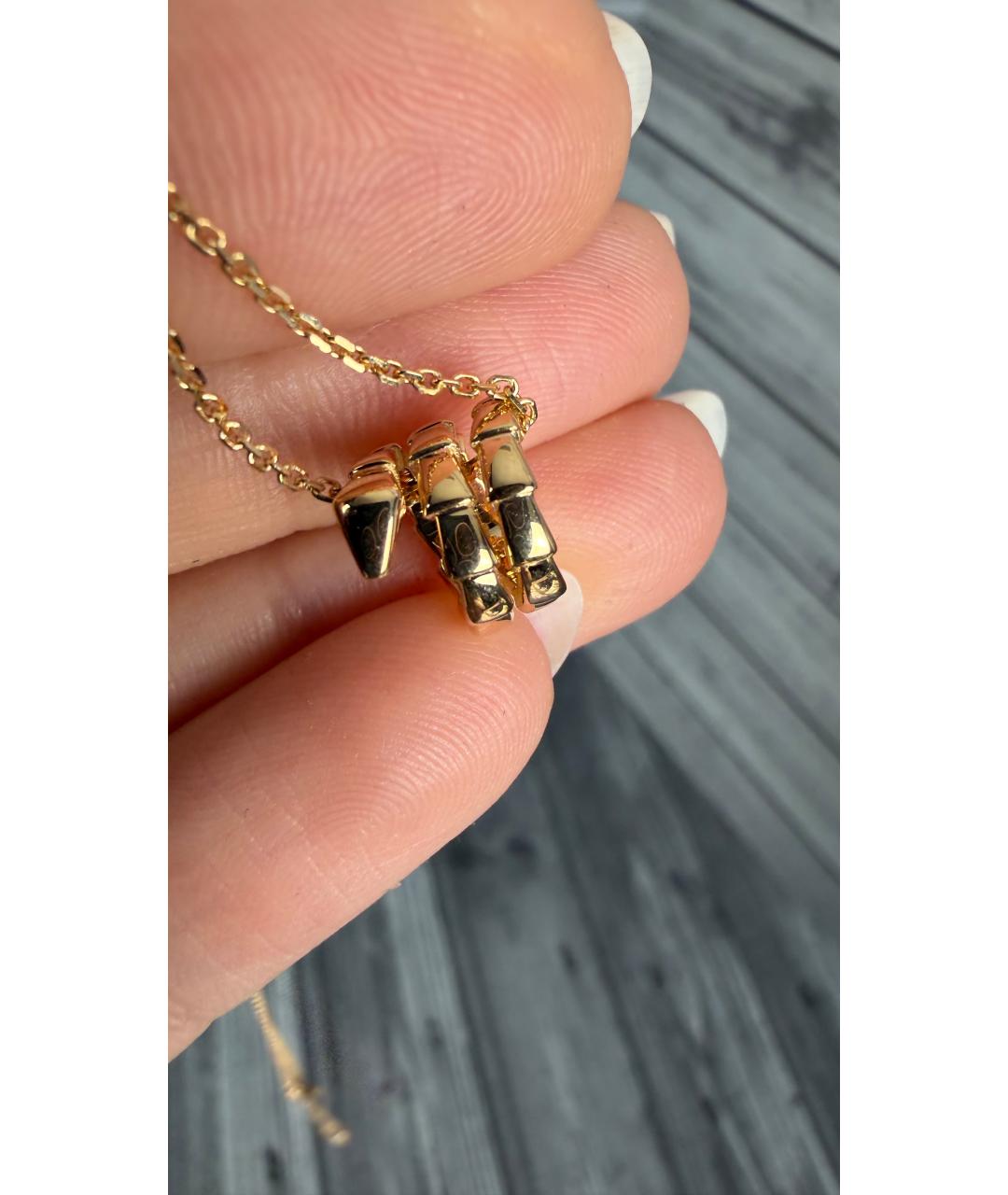 BVLGARI Золотая подвеска из желтого золота, фото 3