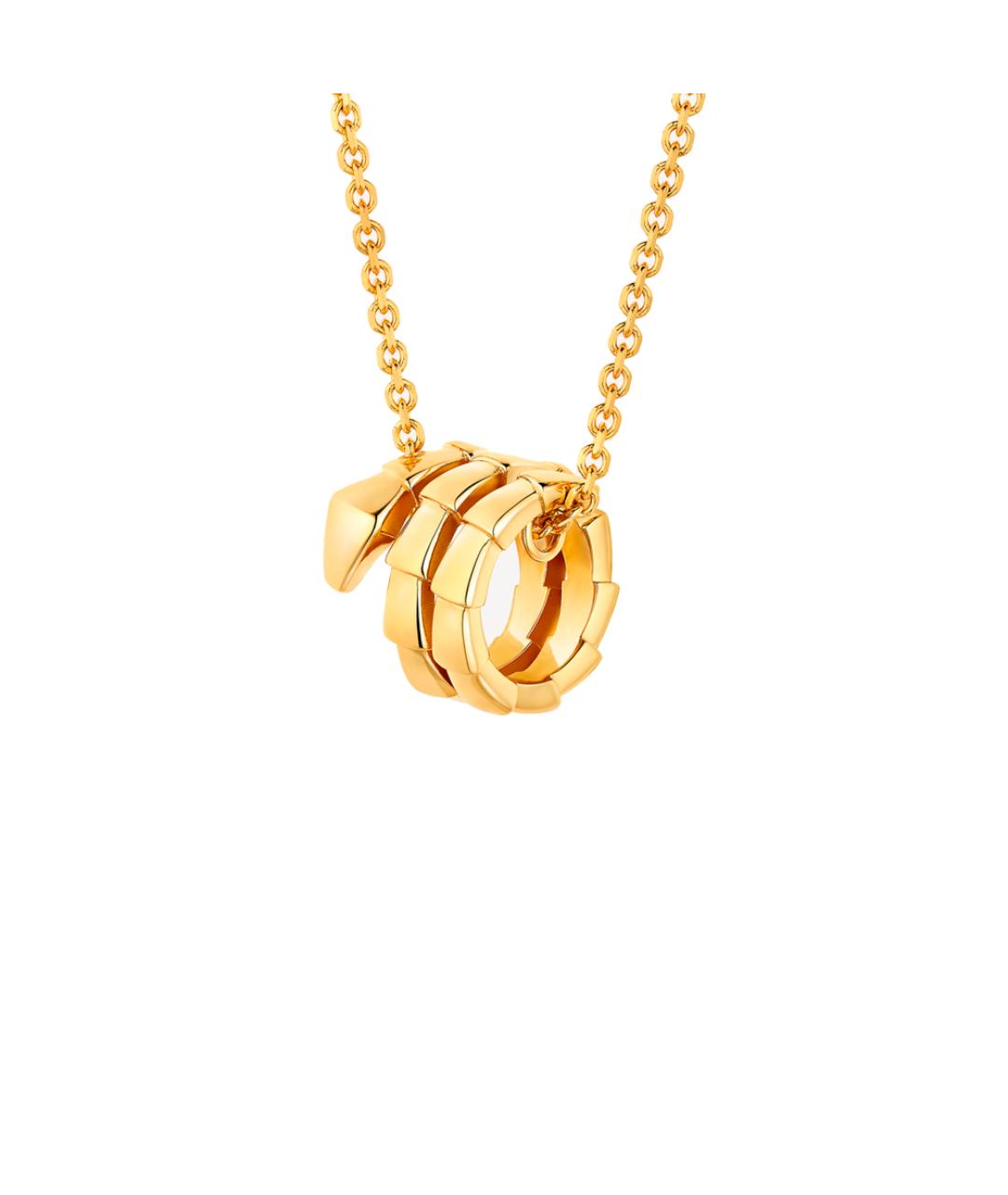 BVLGARI Золотая подвеска из желтого золота, фото 6