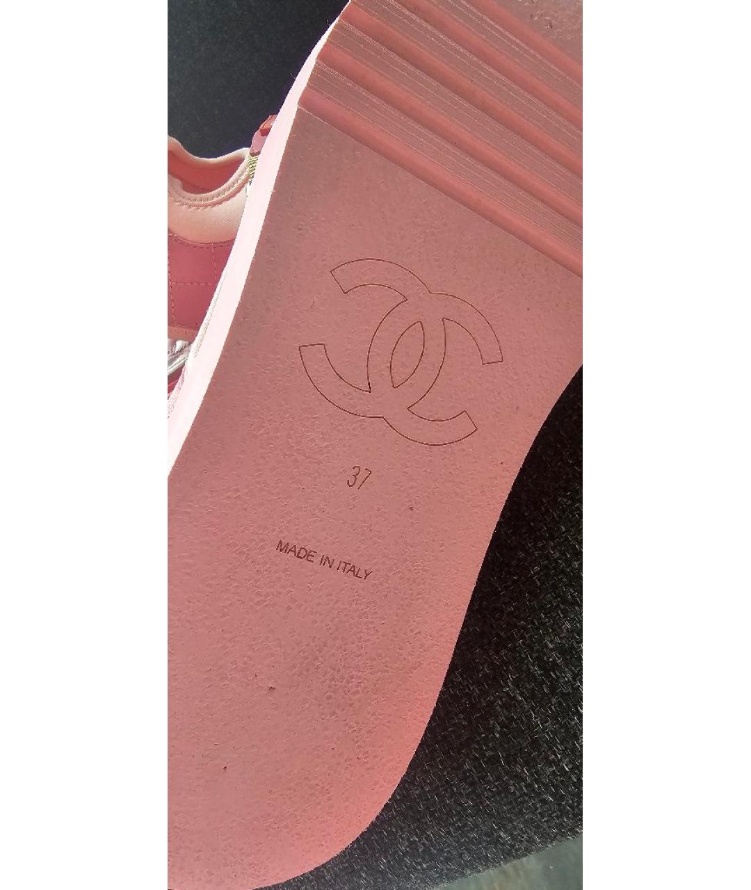 CHANEL Розовые сандалии, фото 8