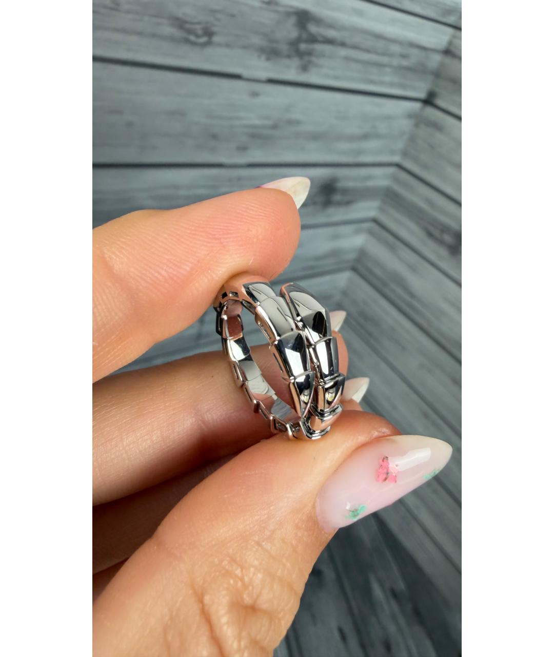 BVLGARI Кольцо из белого золота, фото 2