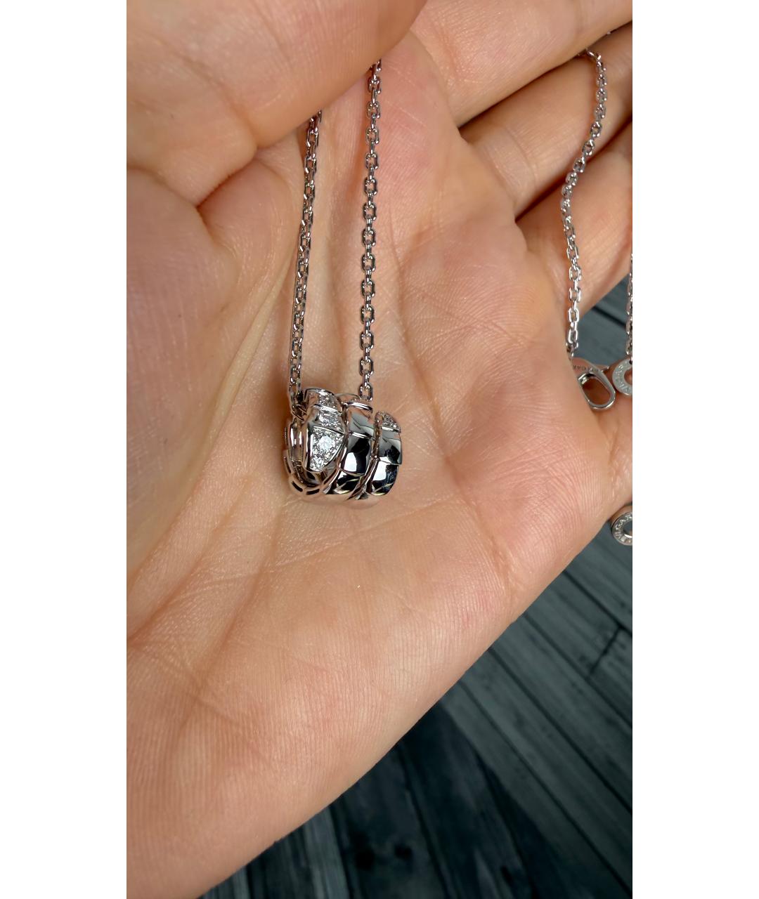 BVLGARI Подвеска из белого золота, фото 3