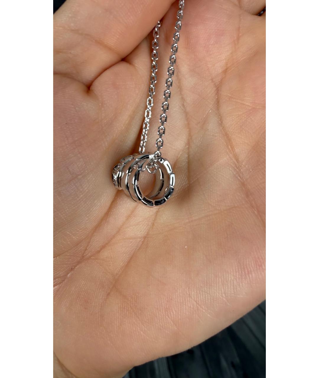 BVLGARI Подвеска из белого золота, фото 4