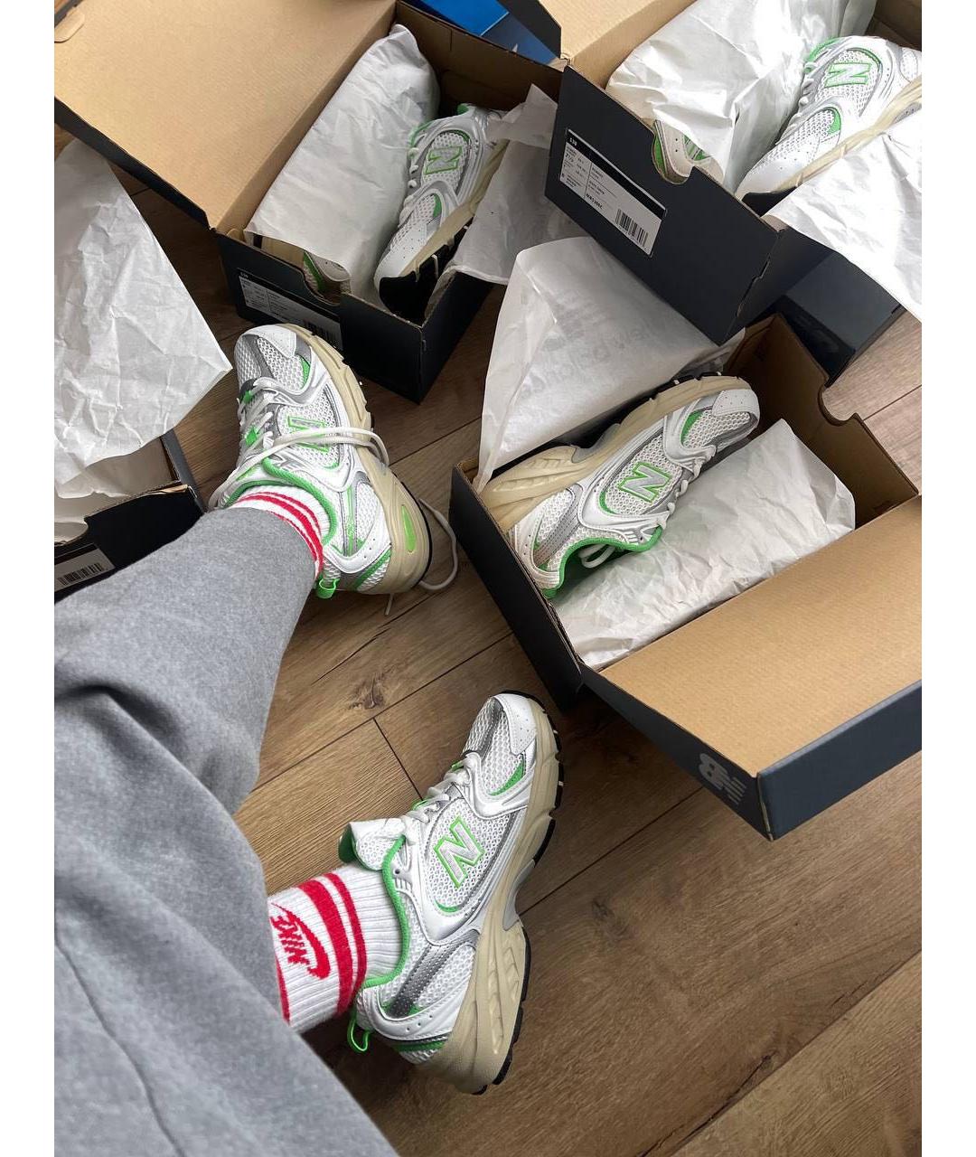 NEW BALANCE Белые синтетические кроссовки, фото 6