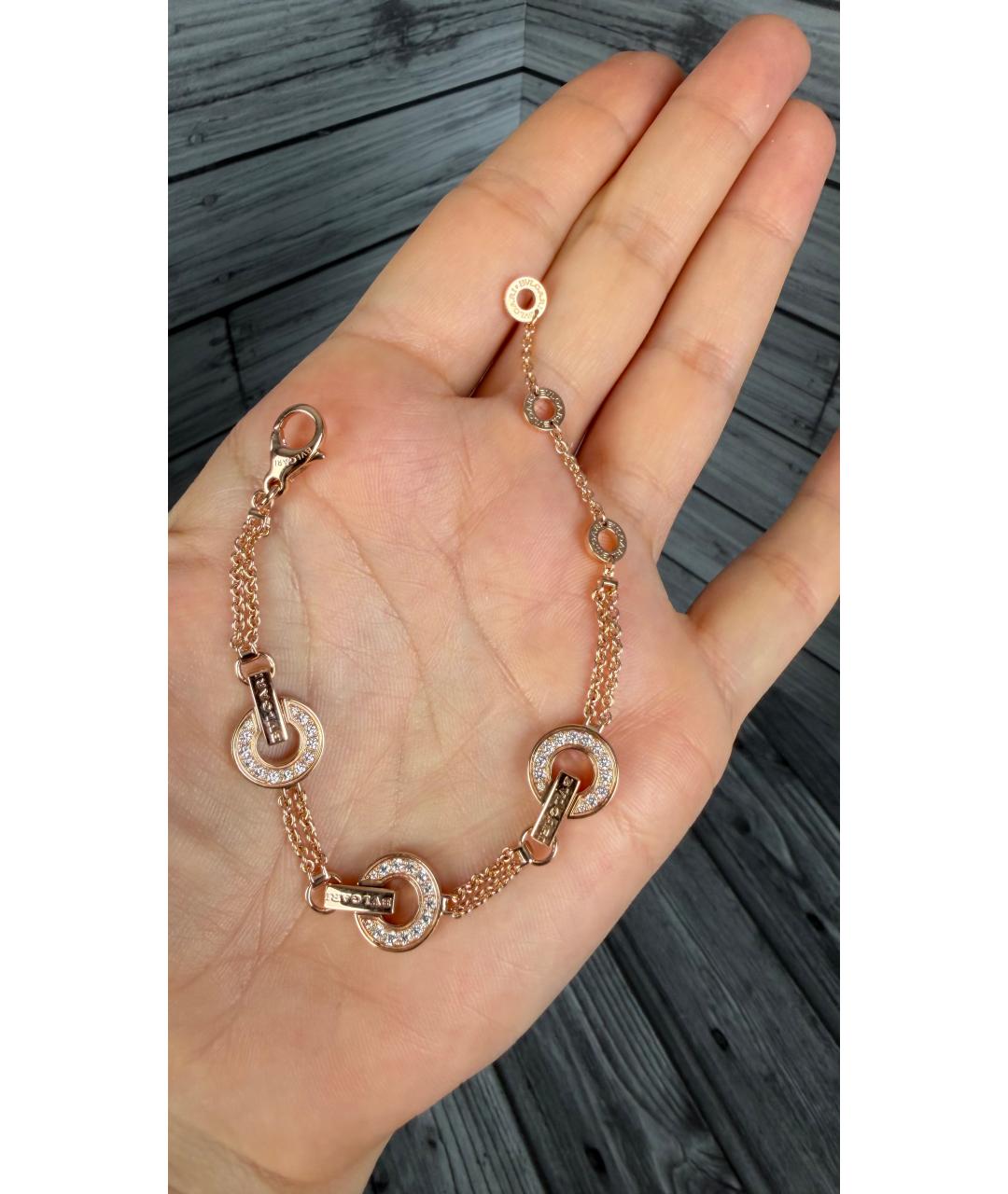 BVLGARI Золотой браслет из розового золота, фото 2