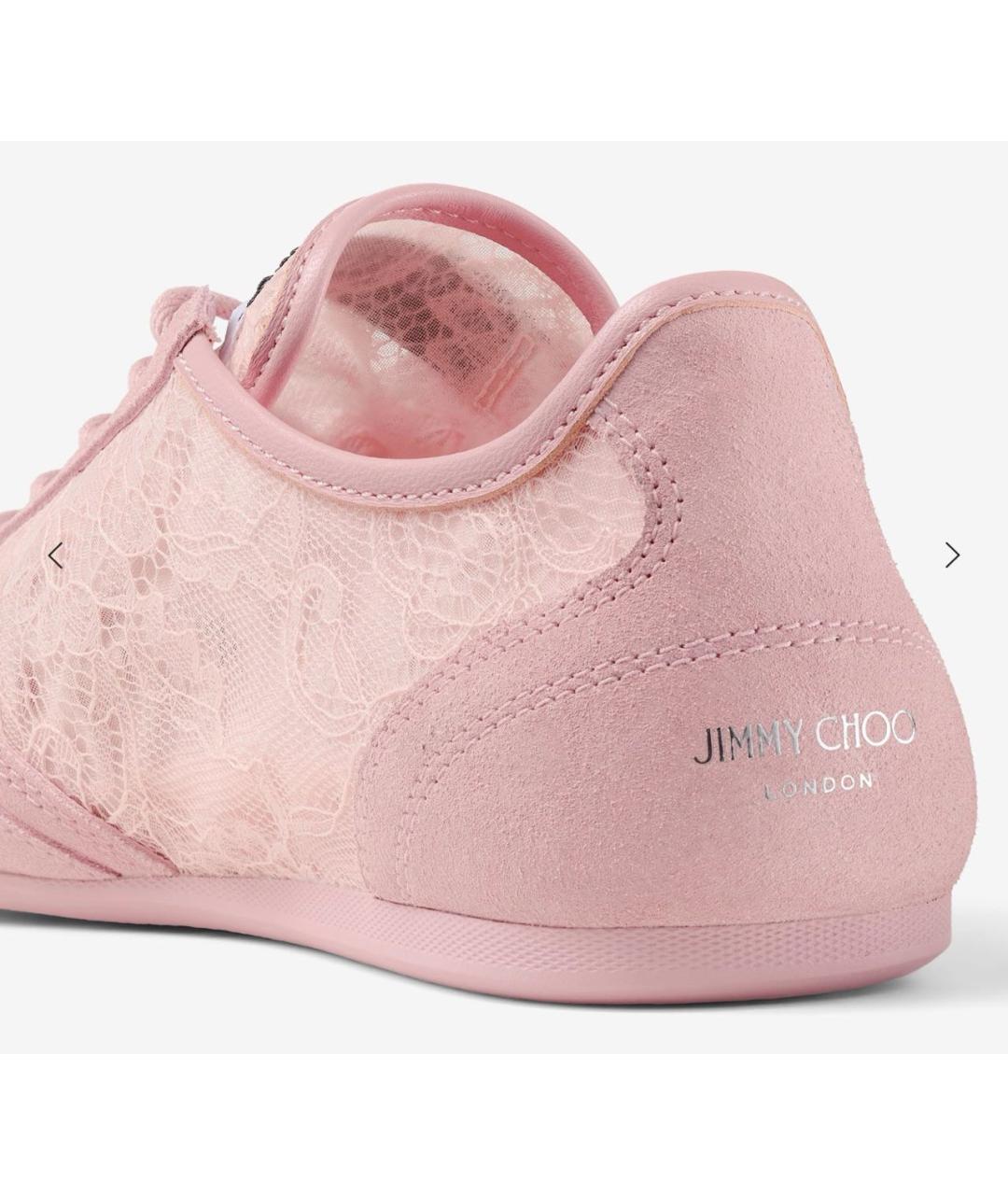 JIMMY CHOO Розовые кроссовки, фото 4