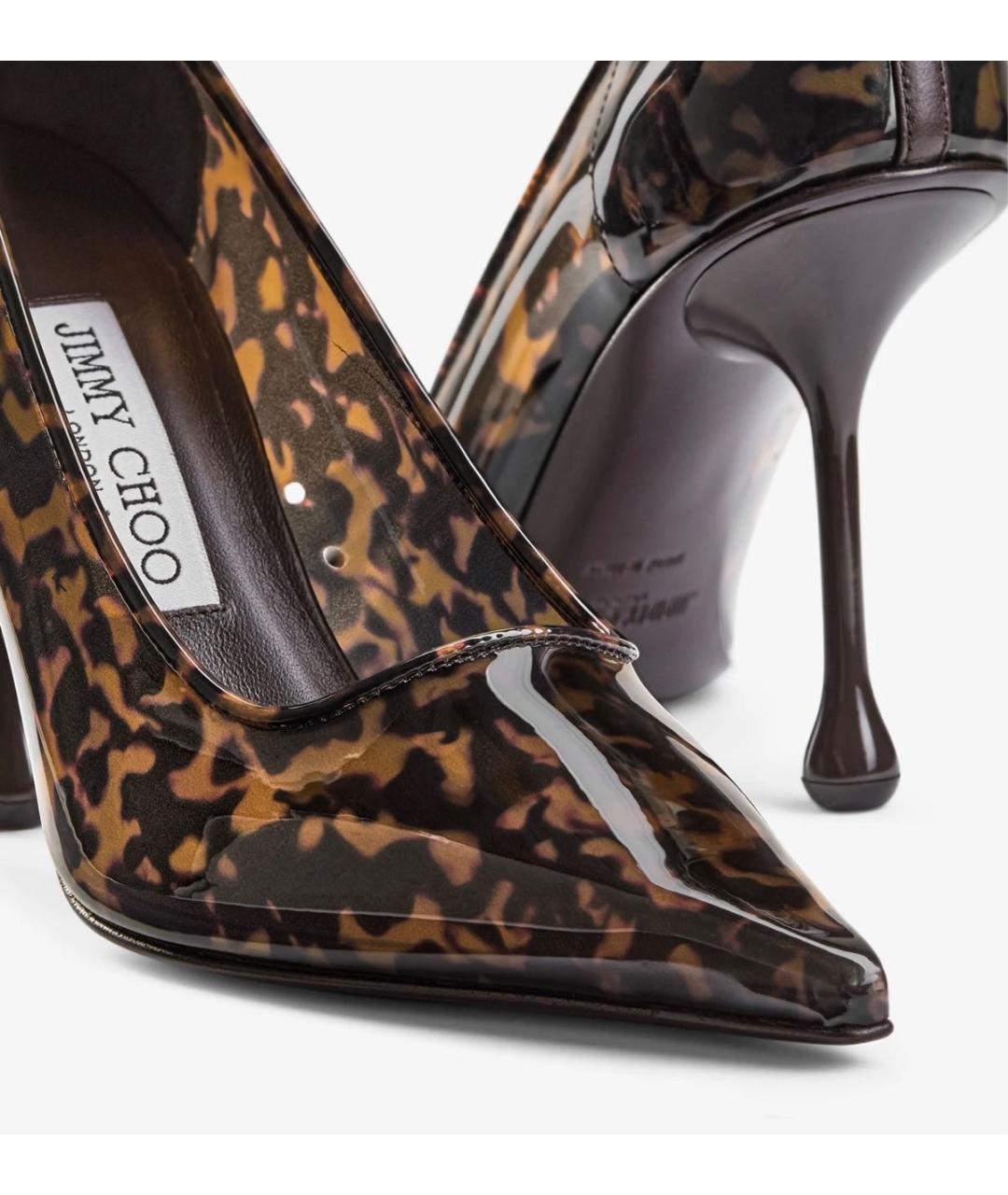 JIMMY CHOO Коричневые туфли, фото 4