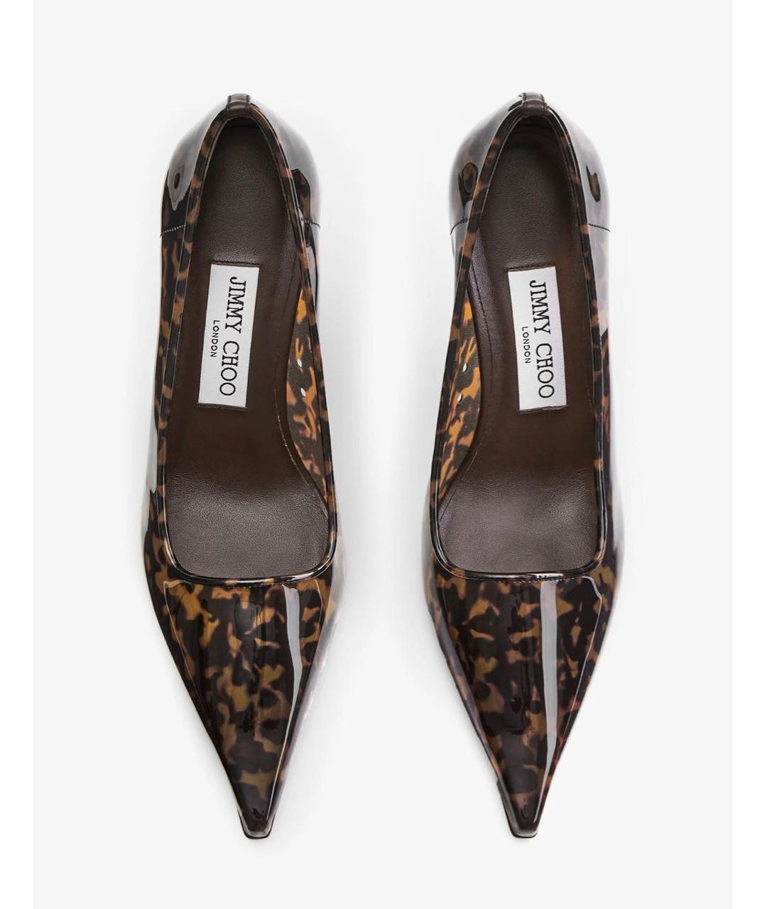 JIMMY CHOO Коричневые туфли, фото 5