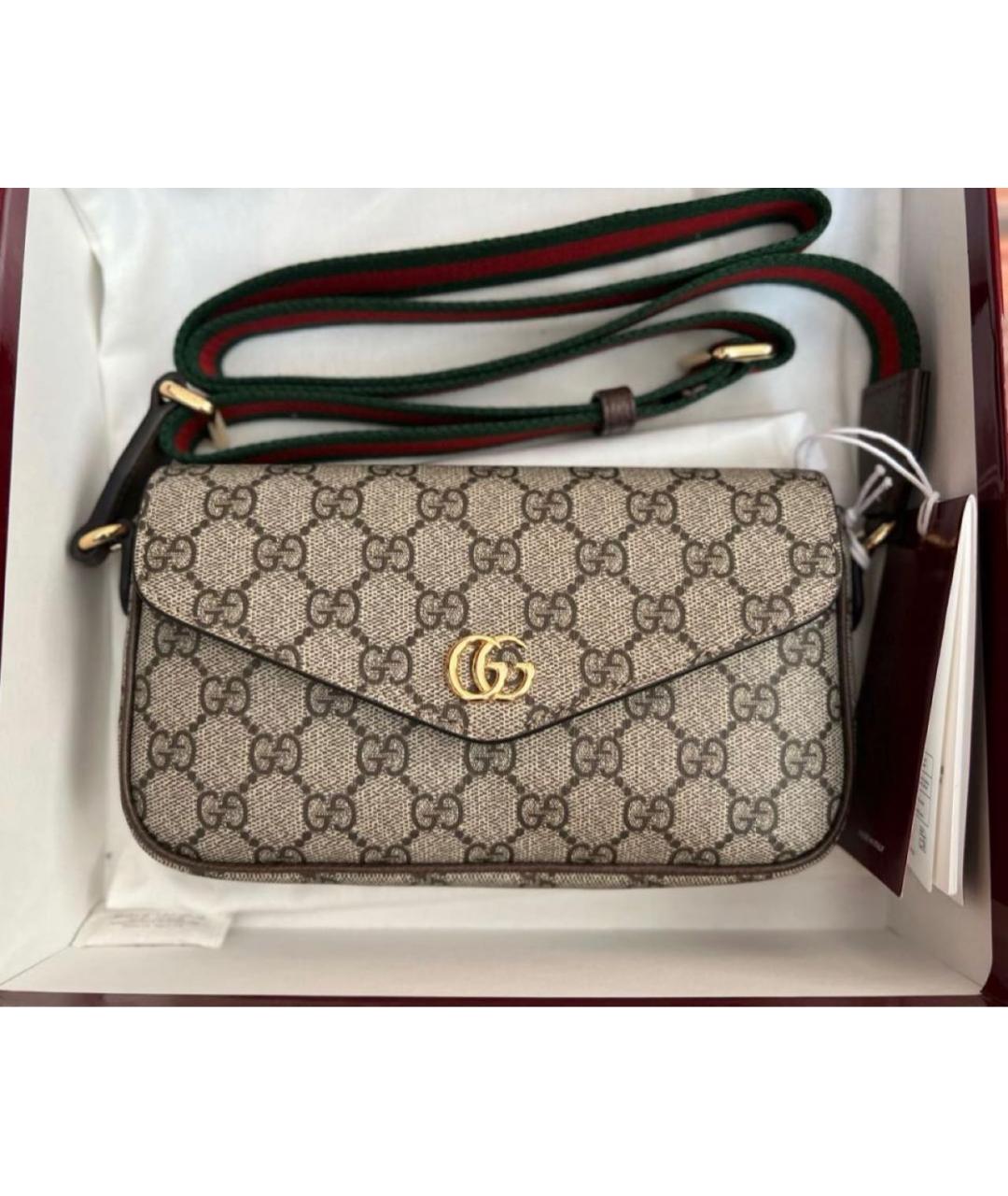 GUCCI Бежевая сумка через плечо, фото 2