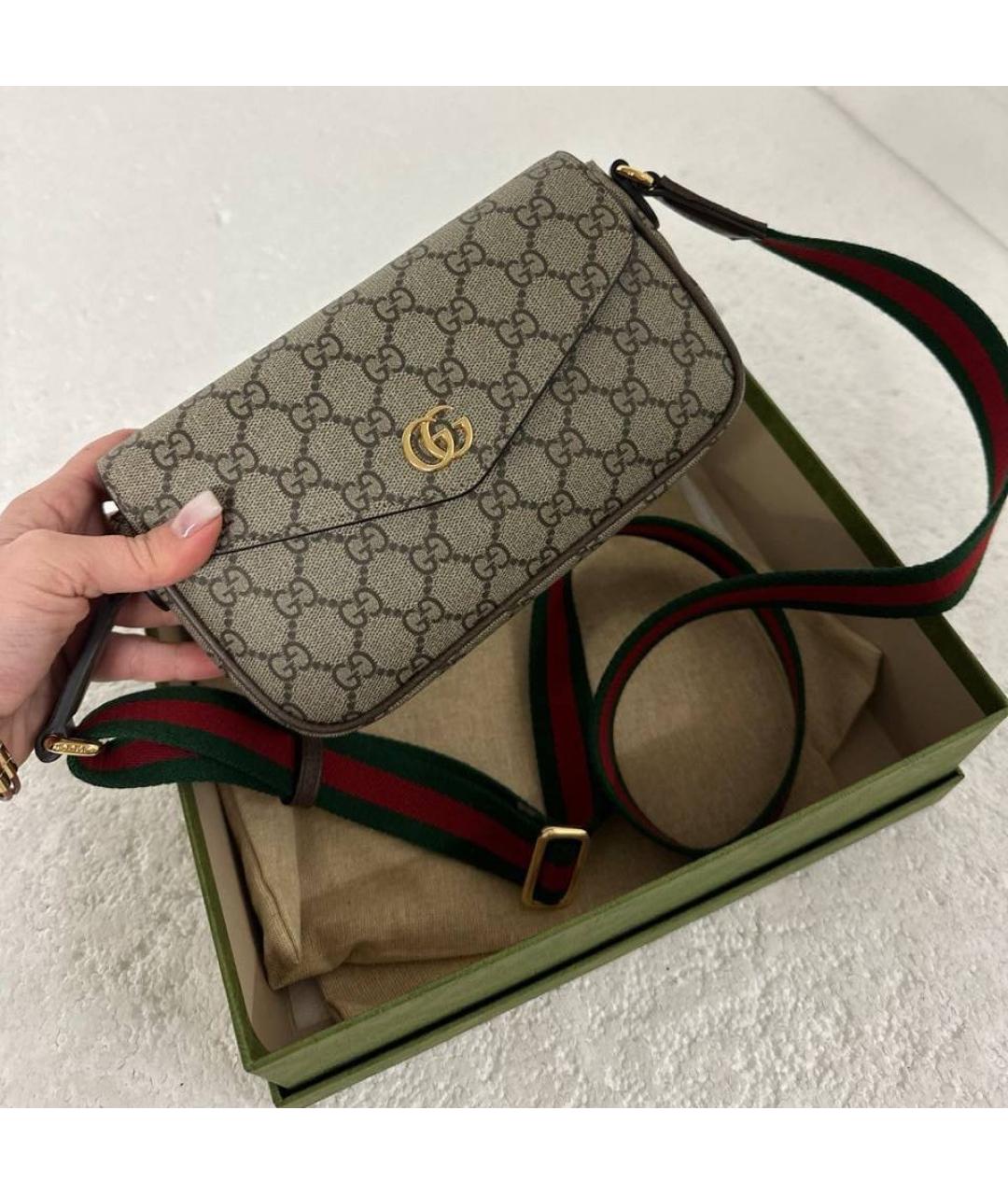 GUCCI Бежевая сумка через плечо, фото 3