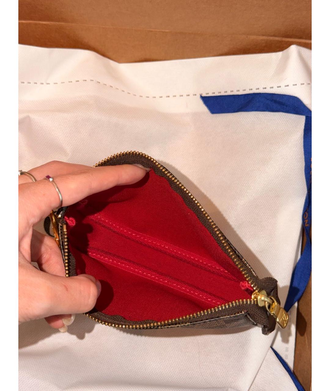 LOUIS VUITTON Коричневая сумка с короткими ручками, фото 7