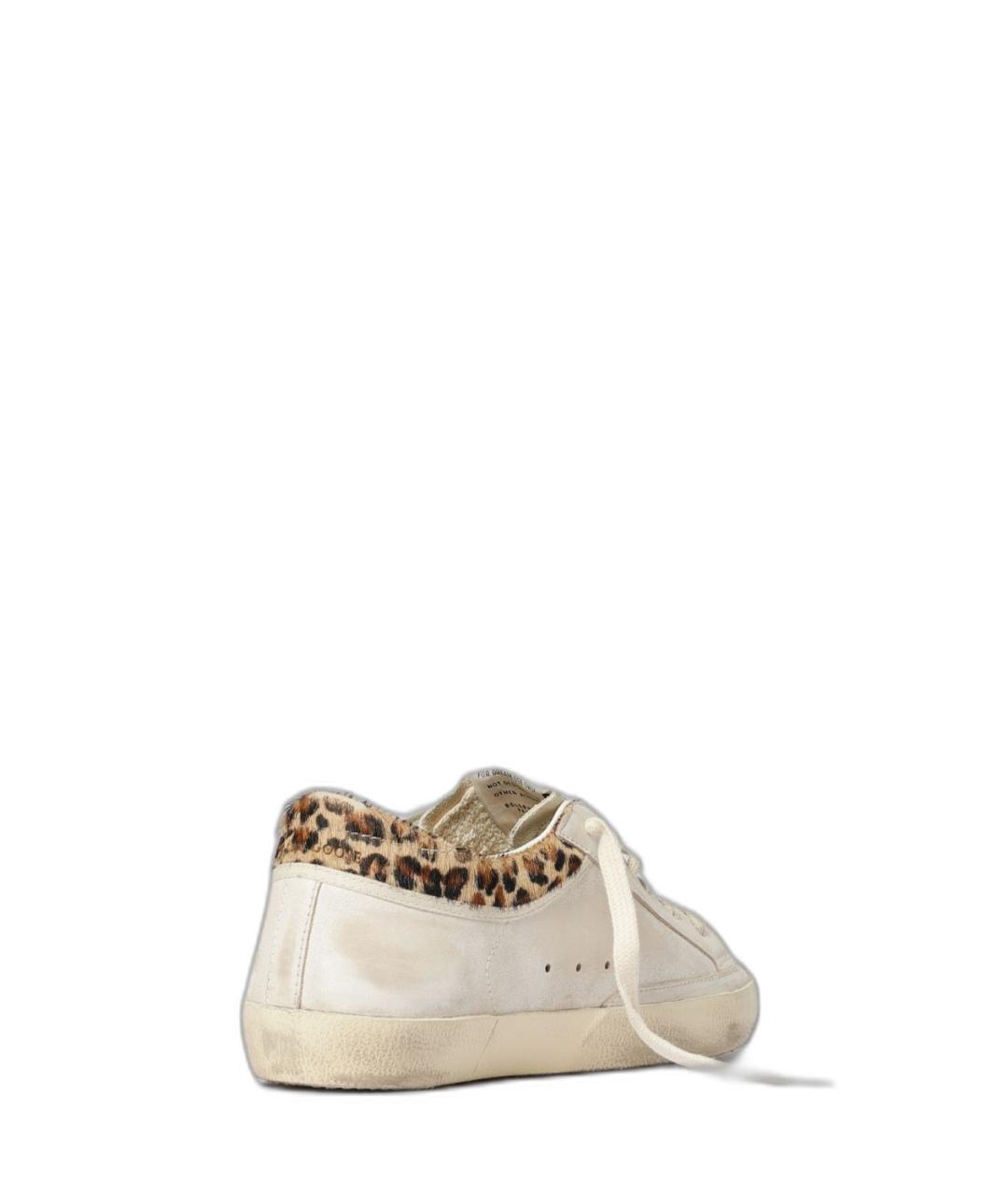 GOLDEN GOOSE Белые кожаные кеды, фото 3