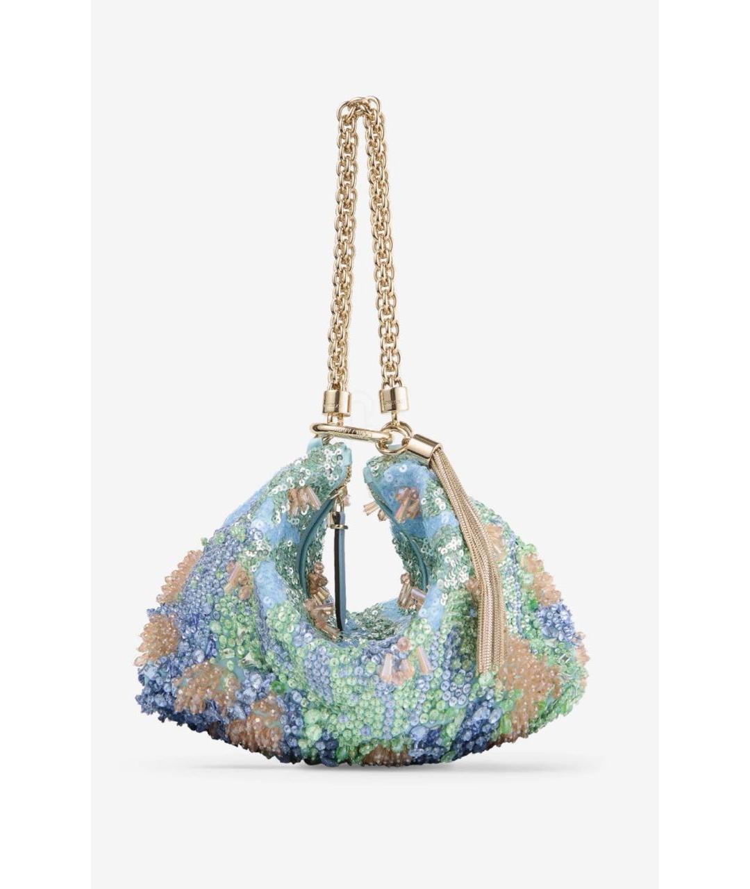 JIMMY CHOO Мульти жаккардовая сумка с короткими ручками, фото 6