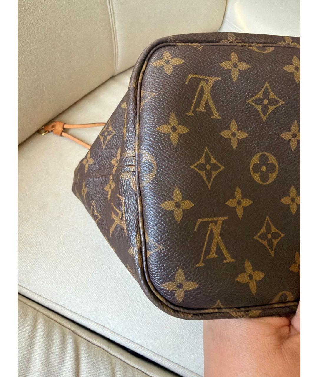 LOUIS VUITTON Коричневая сумка тоут, фото 8