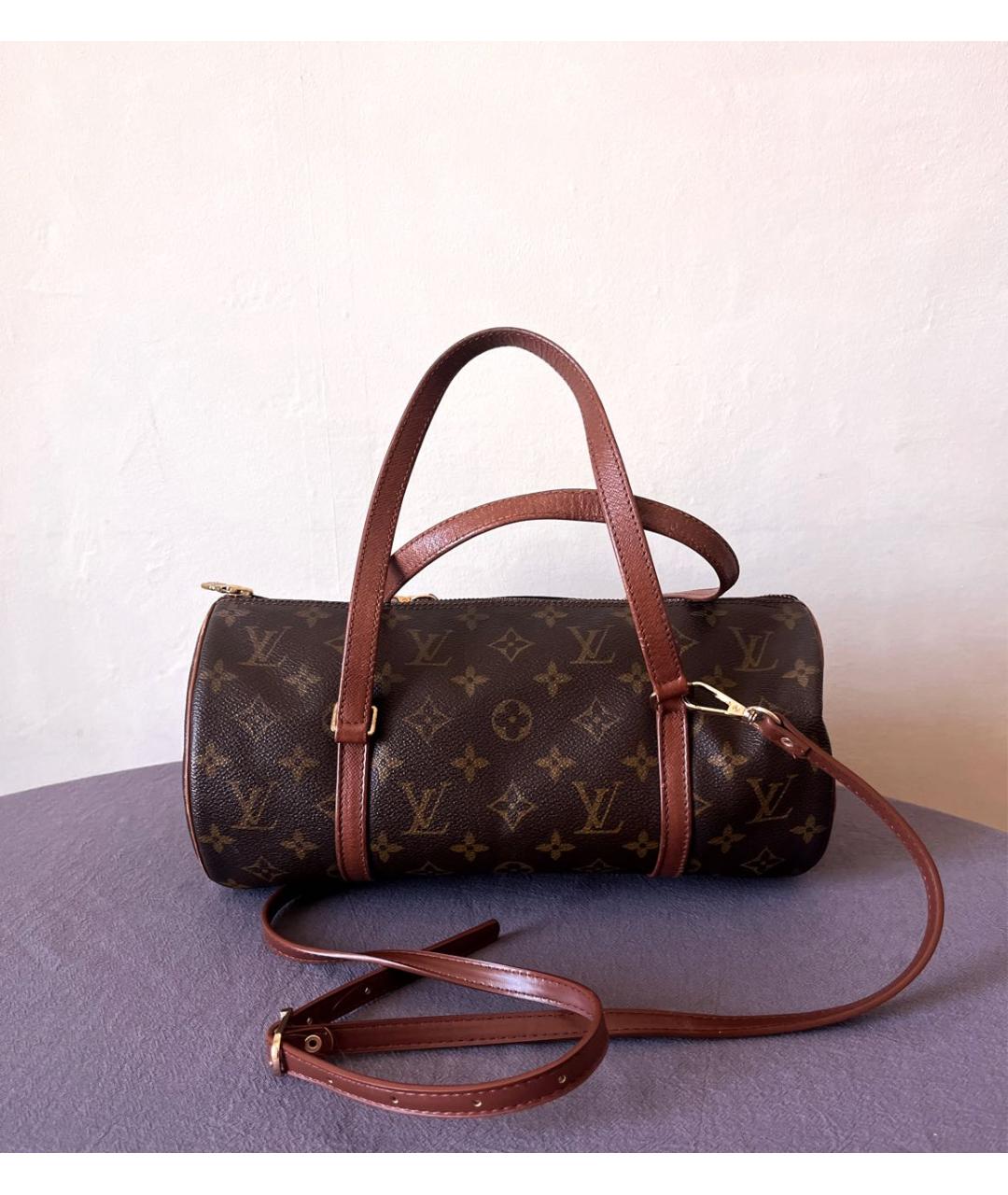 LOUIS VUITTON Коричневая сумка через плечо, фото 2