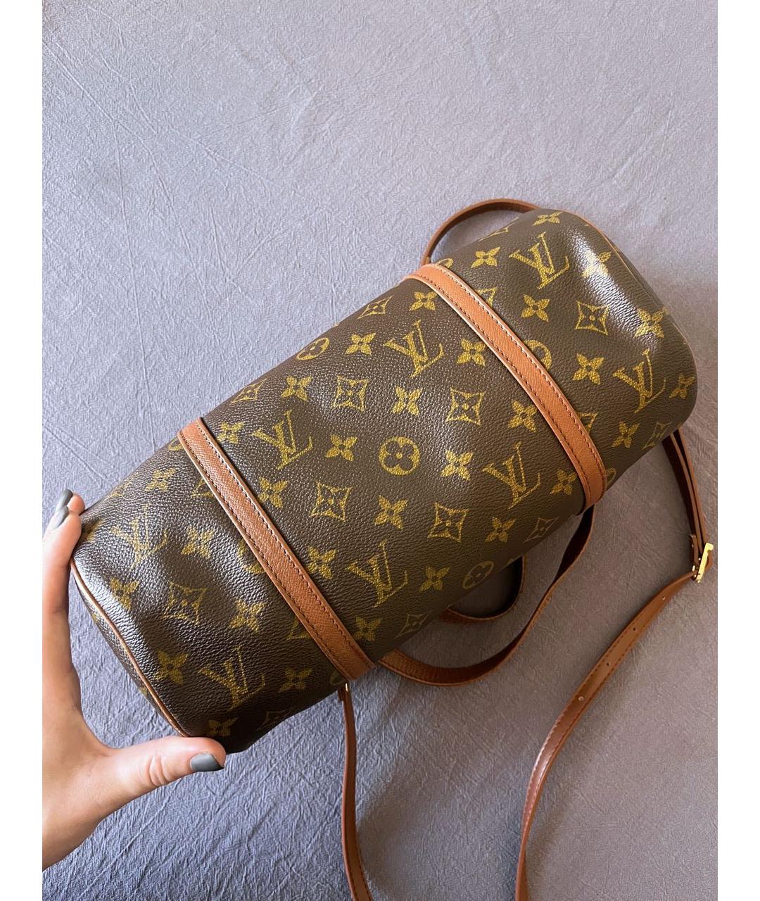 LOUIS VUITTON Коричневая сумка через плечо, фото 7