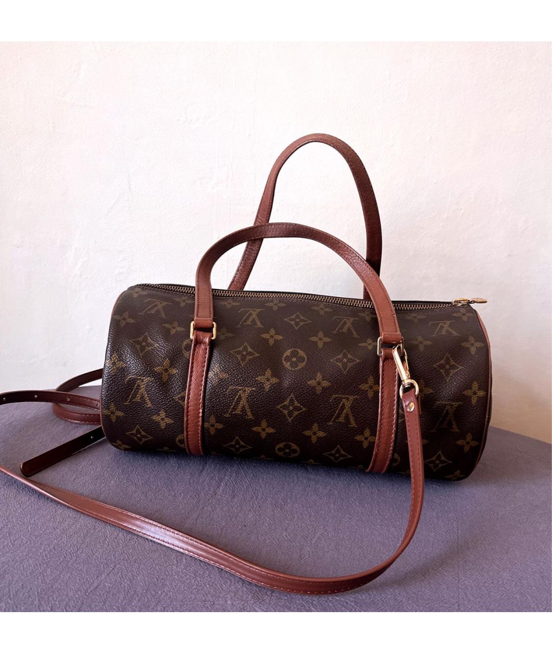 LOUIS VUITTON Коричневая сумка через плечо, фото 3