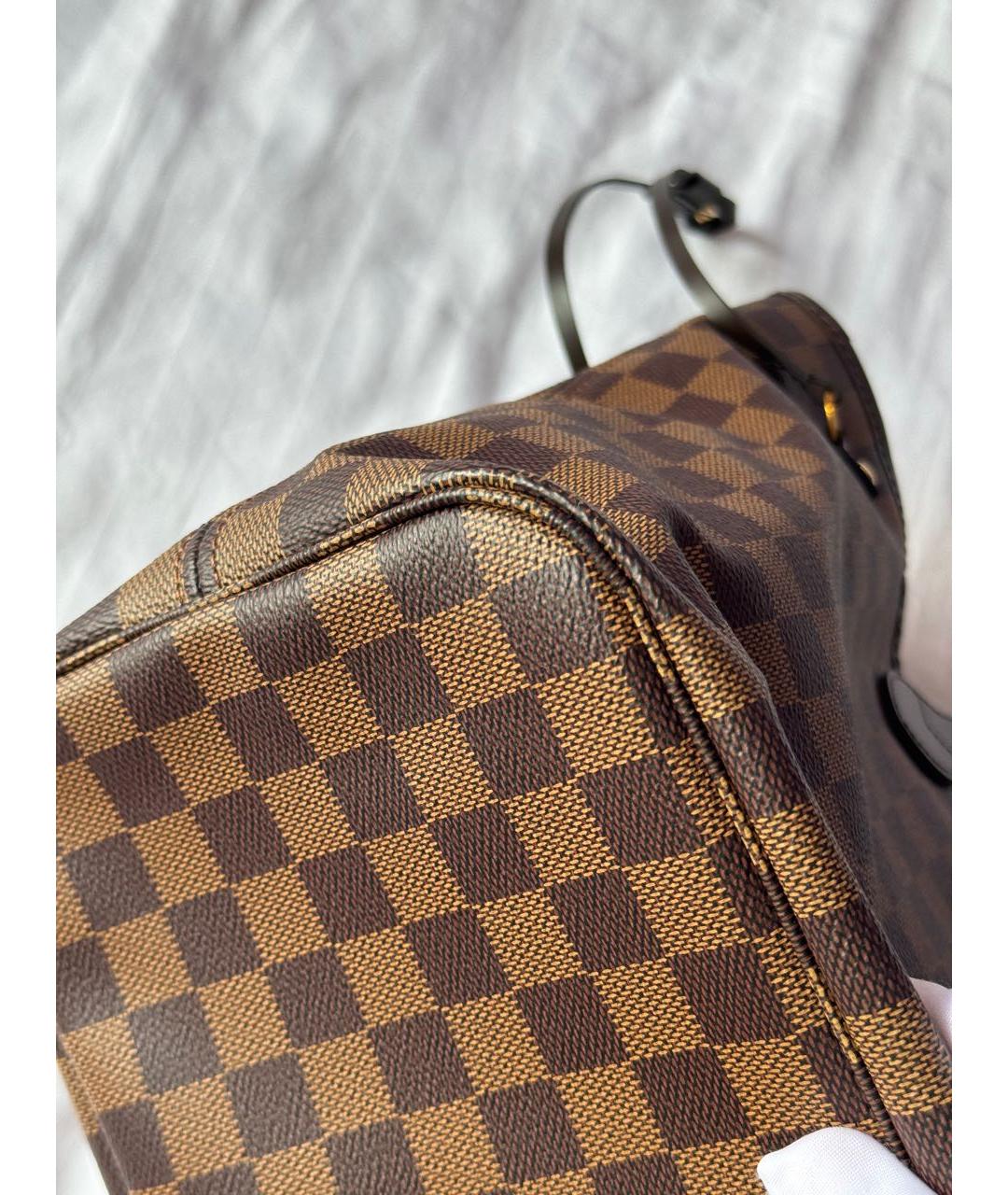 LOUIS VUITTON Коричневая сумка тоут, фото 7
