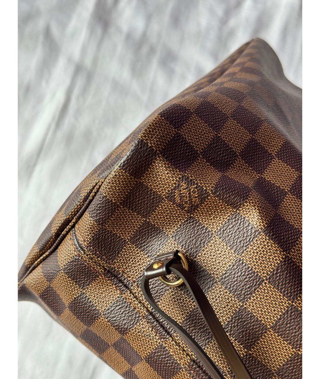 LOUIS VUITTON Коричневая сумка тоут, фото 6