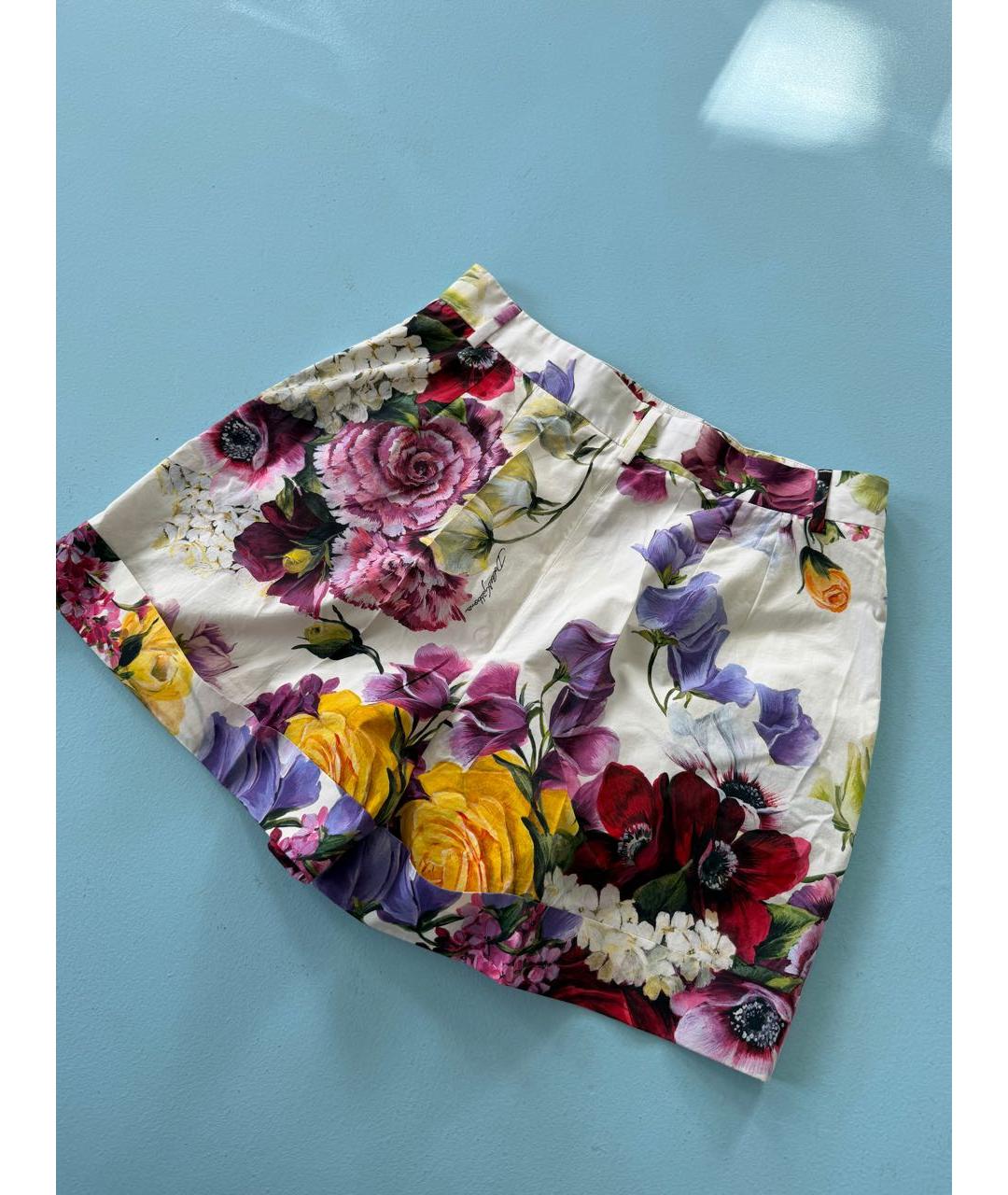 DOLCE&GABBANA Мульти хлопковые шорты, фото 7