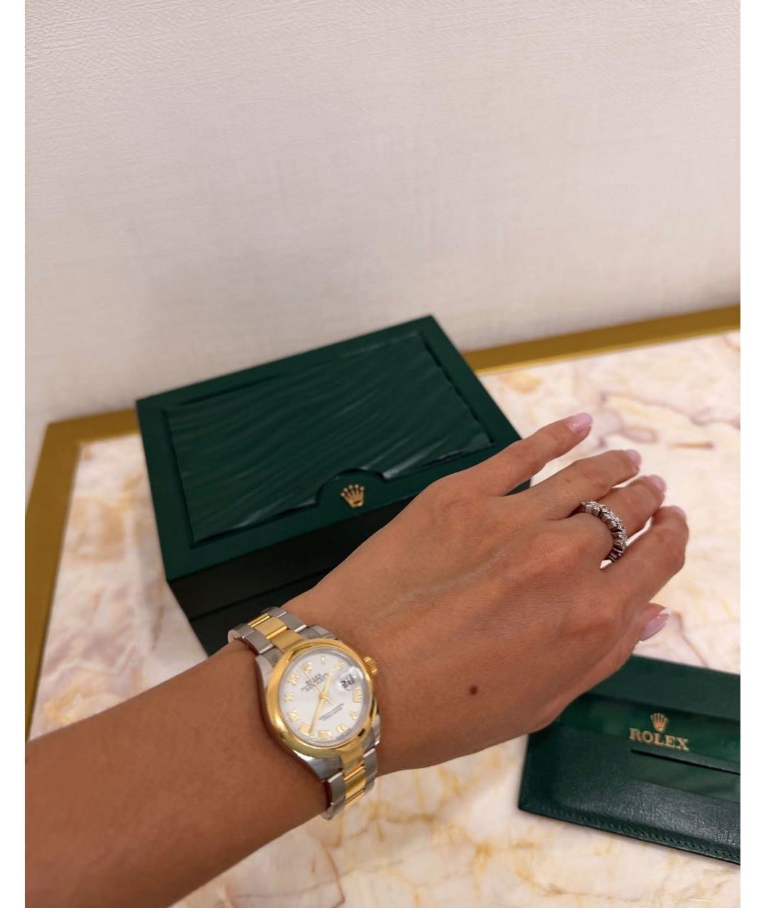 ROLEX Желтые часы из желтого золота, фото 2