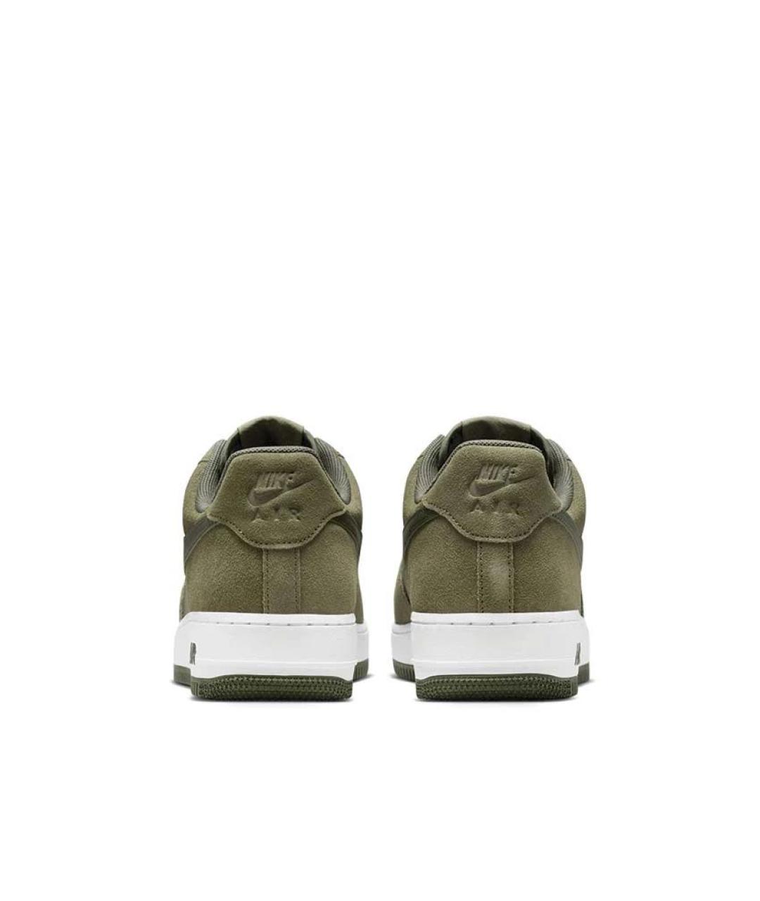 NIKE Хаки замшевые низкие кроссовки / кеды, фото 4