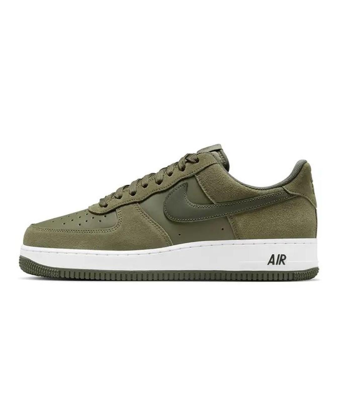 NIKE Хаки замшевые низкие кроссовки / кеды, фото 5