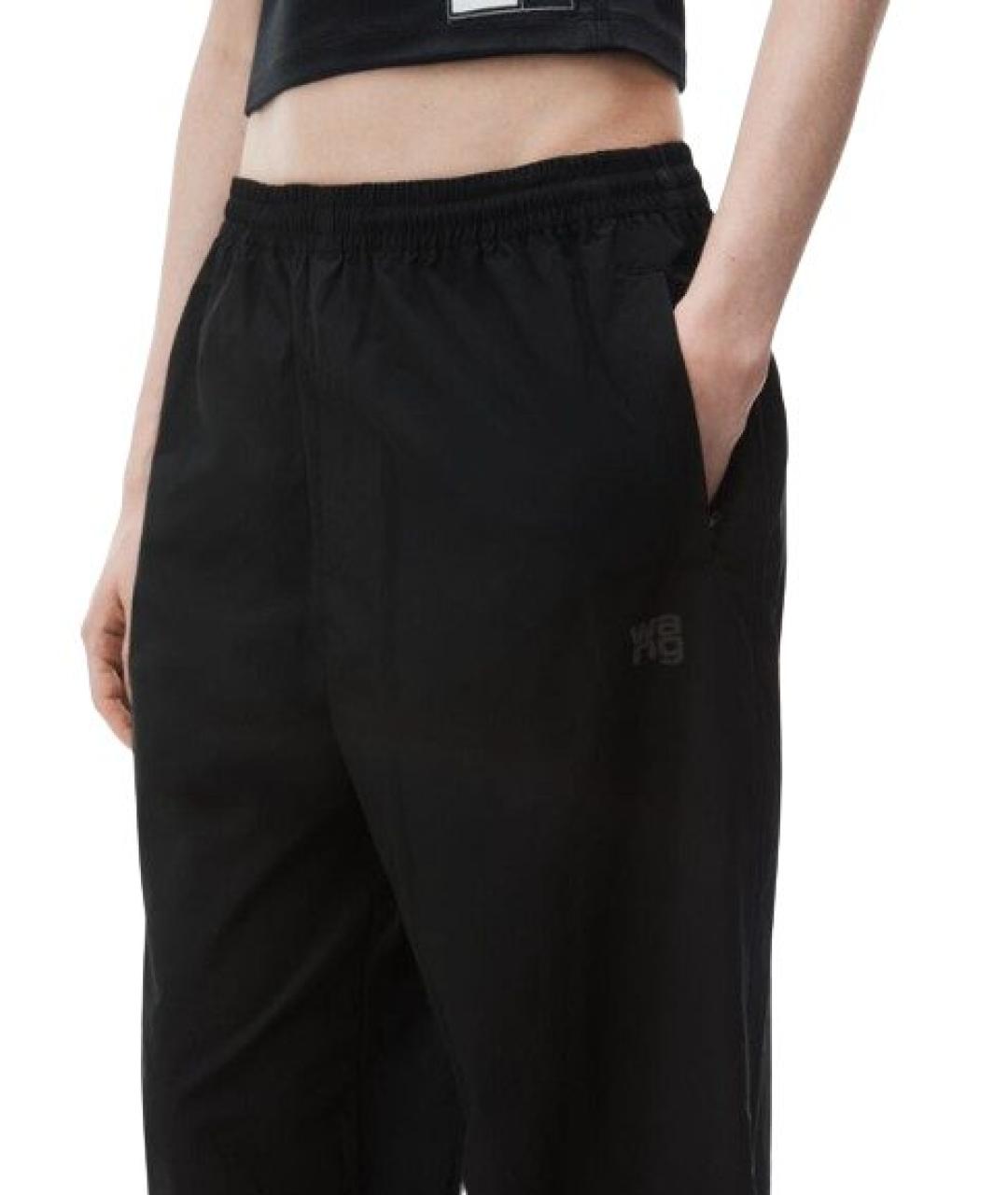 T BY ALEXANDER WANG Черные полиэстеровые спортивные брюки и шорты, фото 7