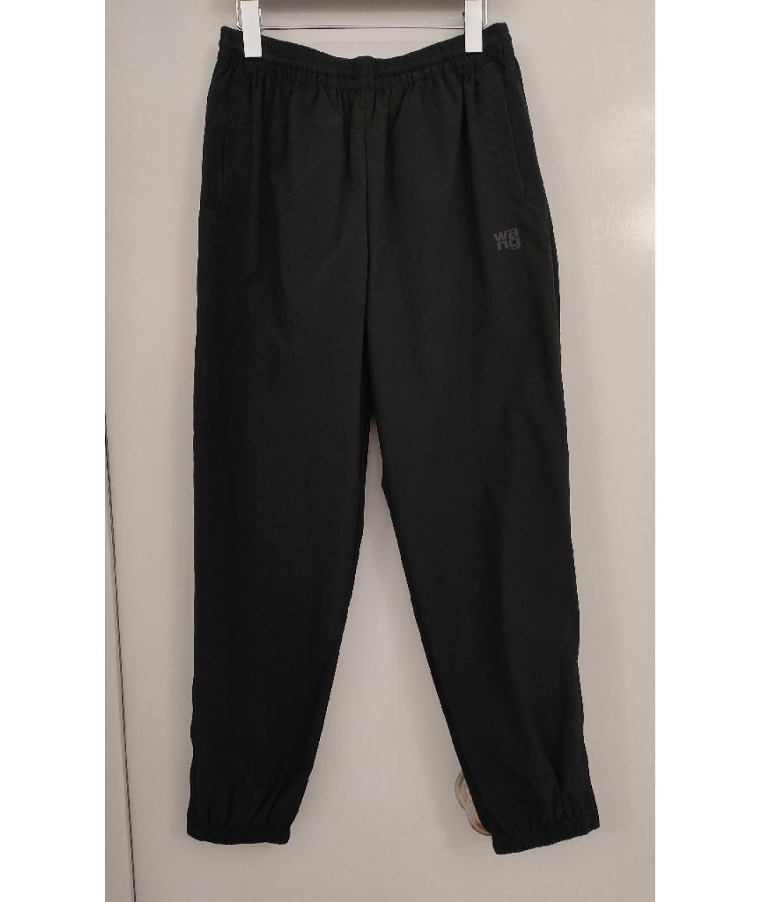 T BY ALEXANDER WANG Черные полиэстеровые спортивные брюки и шорты, фото 8