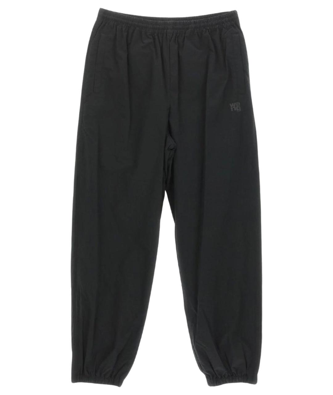T BY ALEXANDER WANG Черные полиэстеровые спортивные брюки и шорты, фото 1
