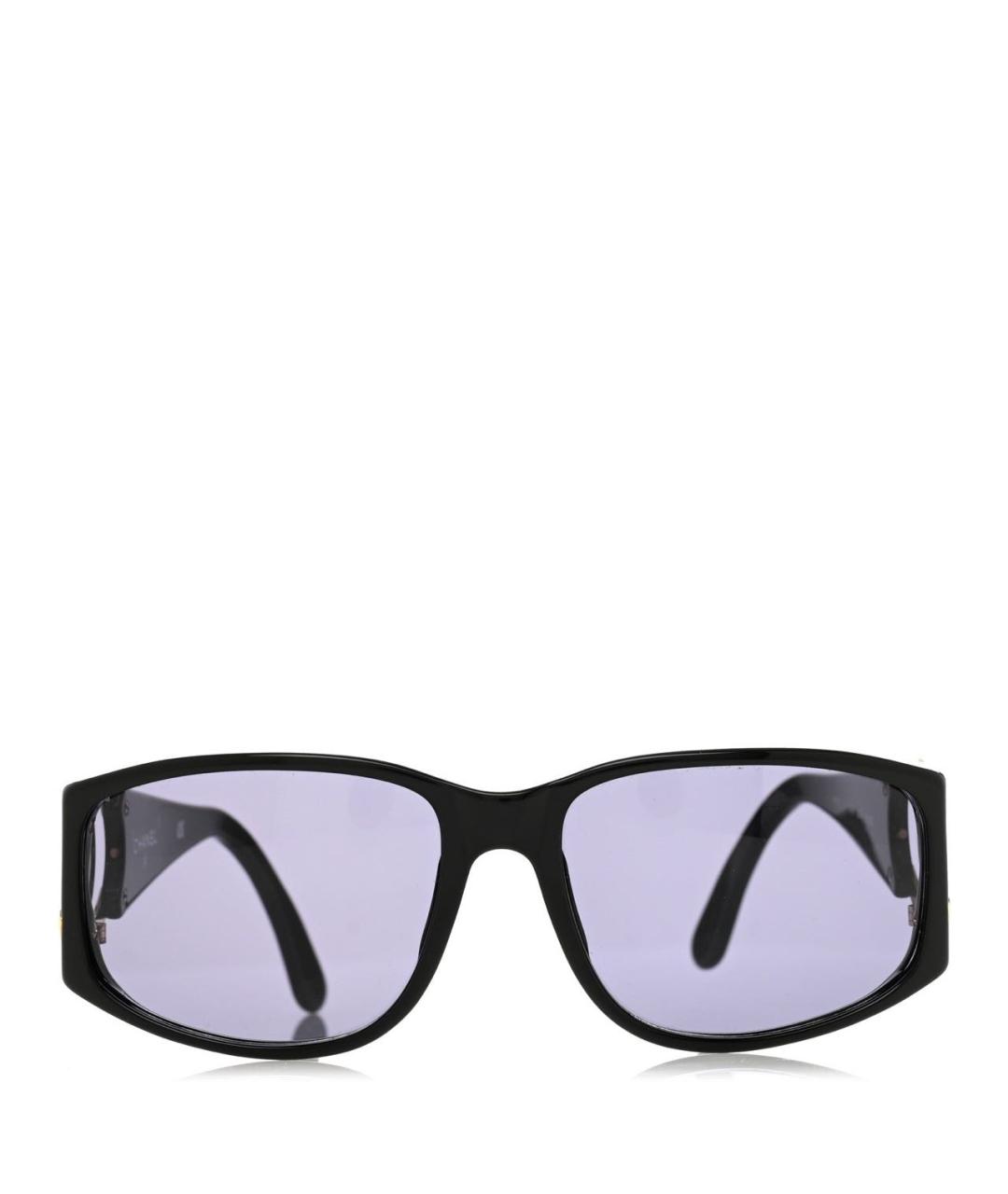 CHANEL Черные пластиковые солнцезащитные очки, фото 9