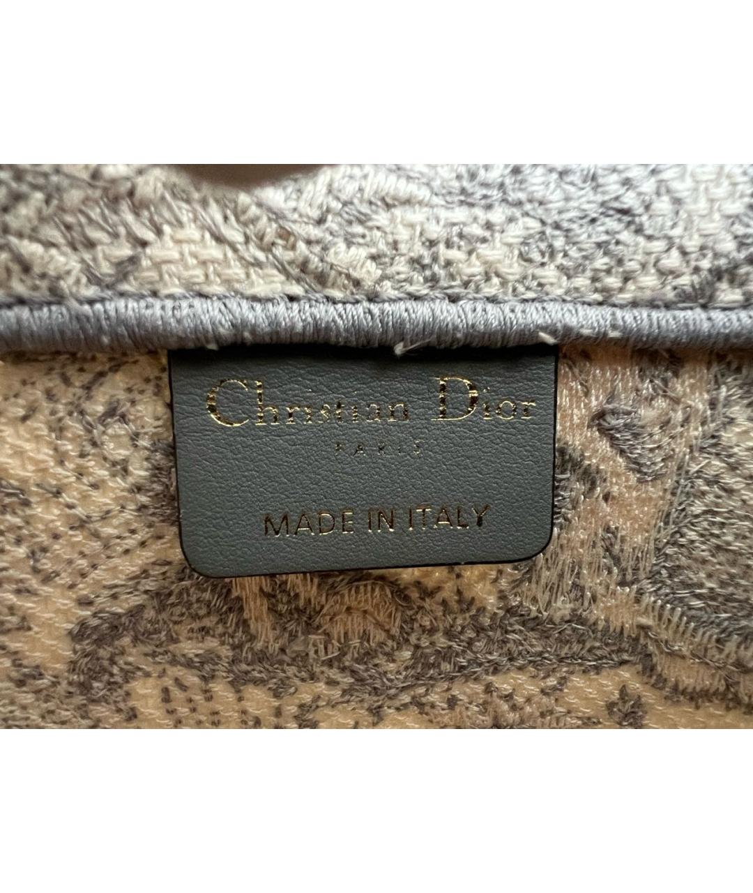 CHRISTIAN DIOR Серая сумка тоут, фото 8