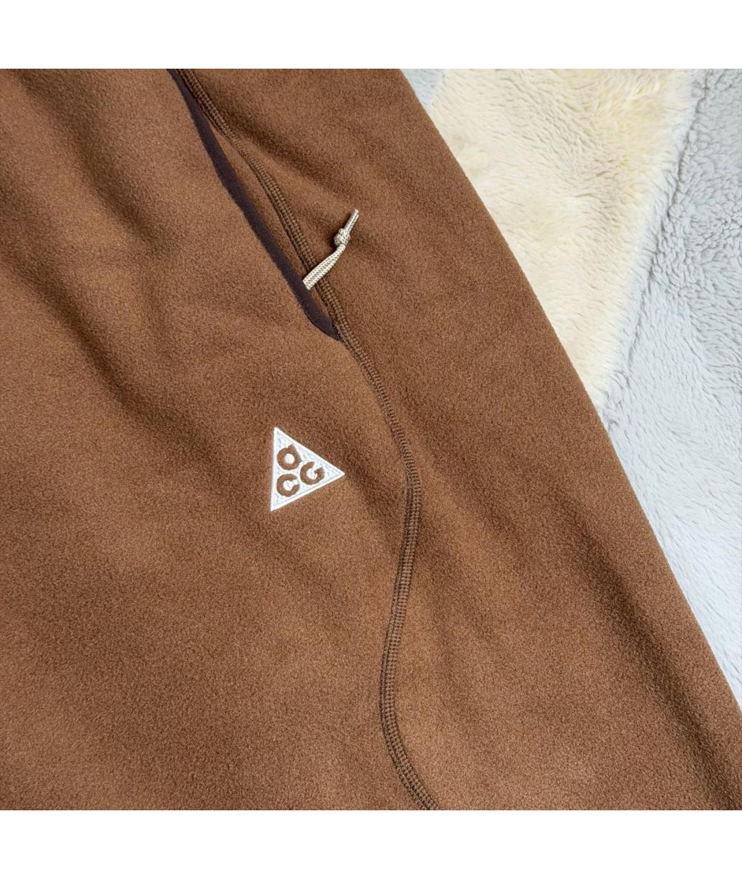 NIKE ACG Коричневые полиэстеровые повседневные брюки, фото 3