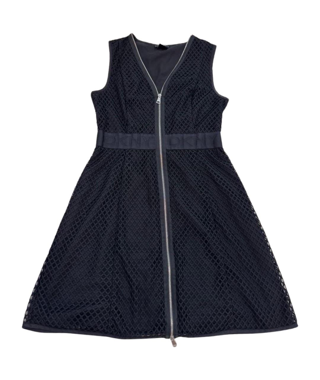 DKNY Черное полиэстеровое платье, фото 1