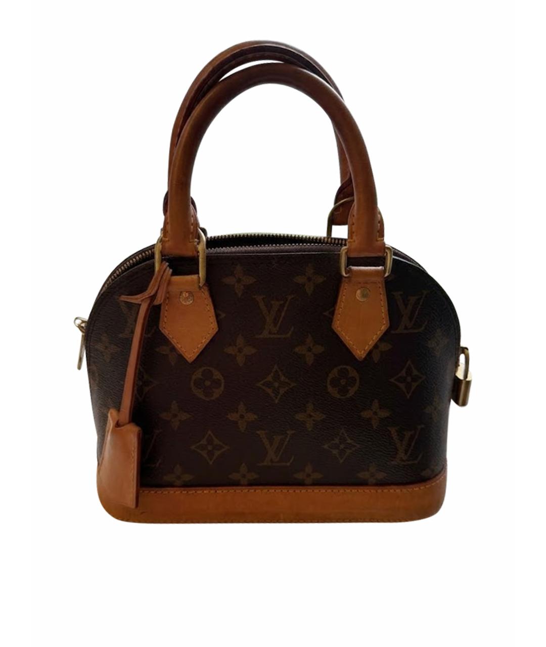 LOUIS VUITTON Коричневая сумка с короткими ручками, фото 1